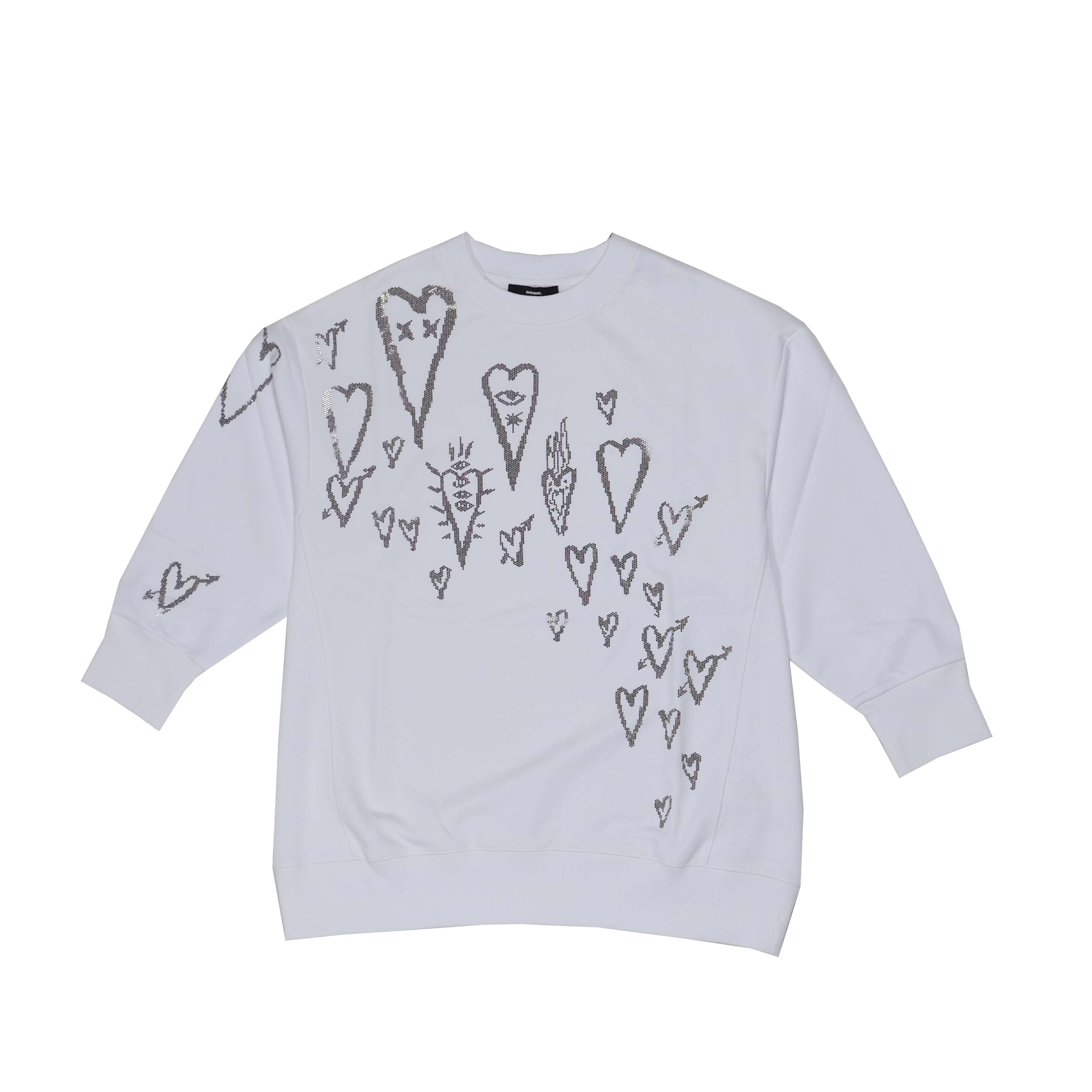 Diesel Women's Sweatshirt - White