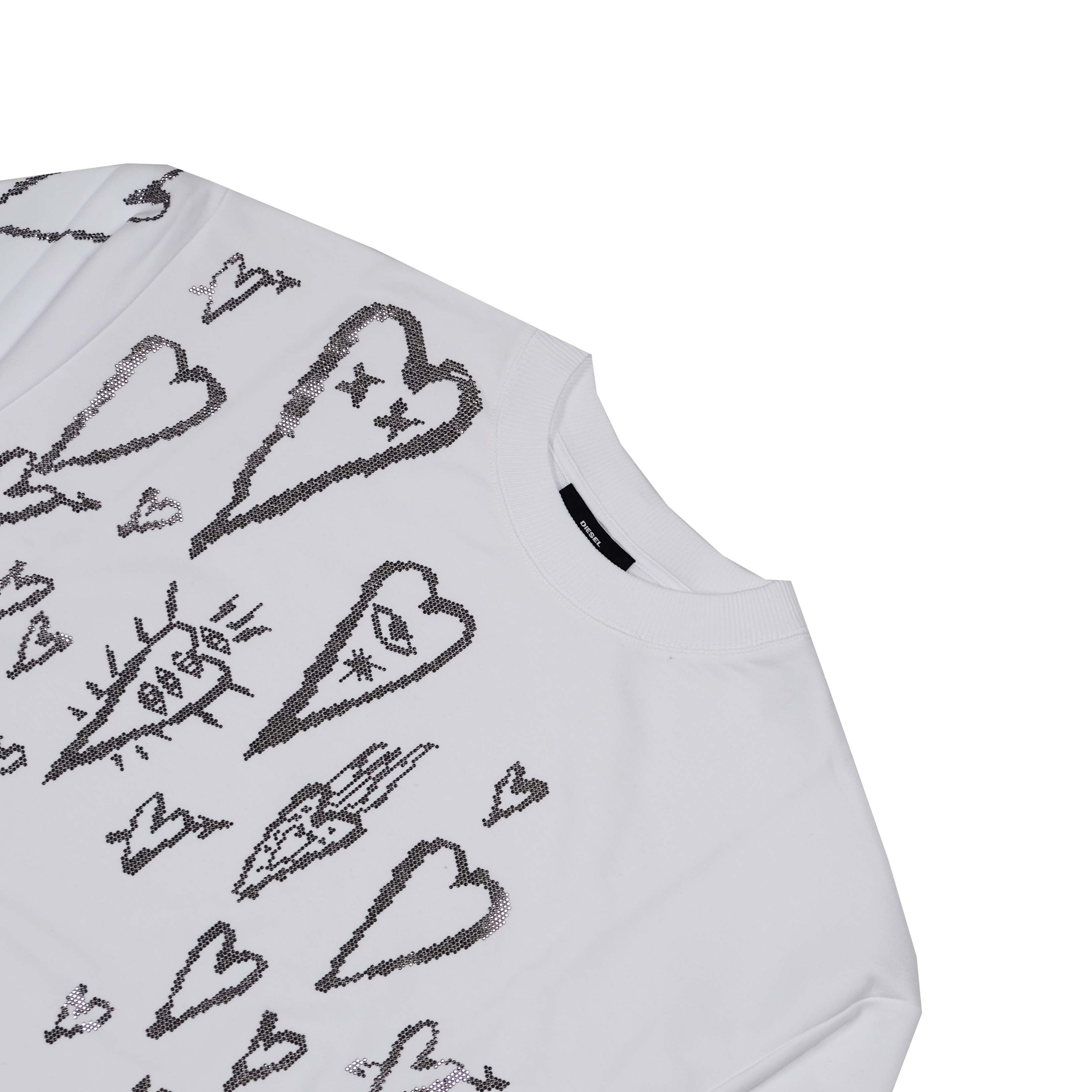 Diesel Women's Sweatshirt - White