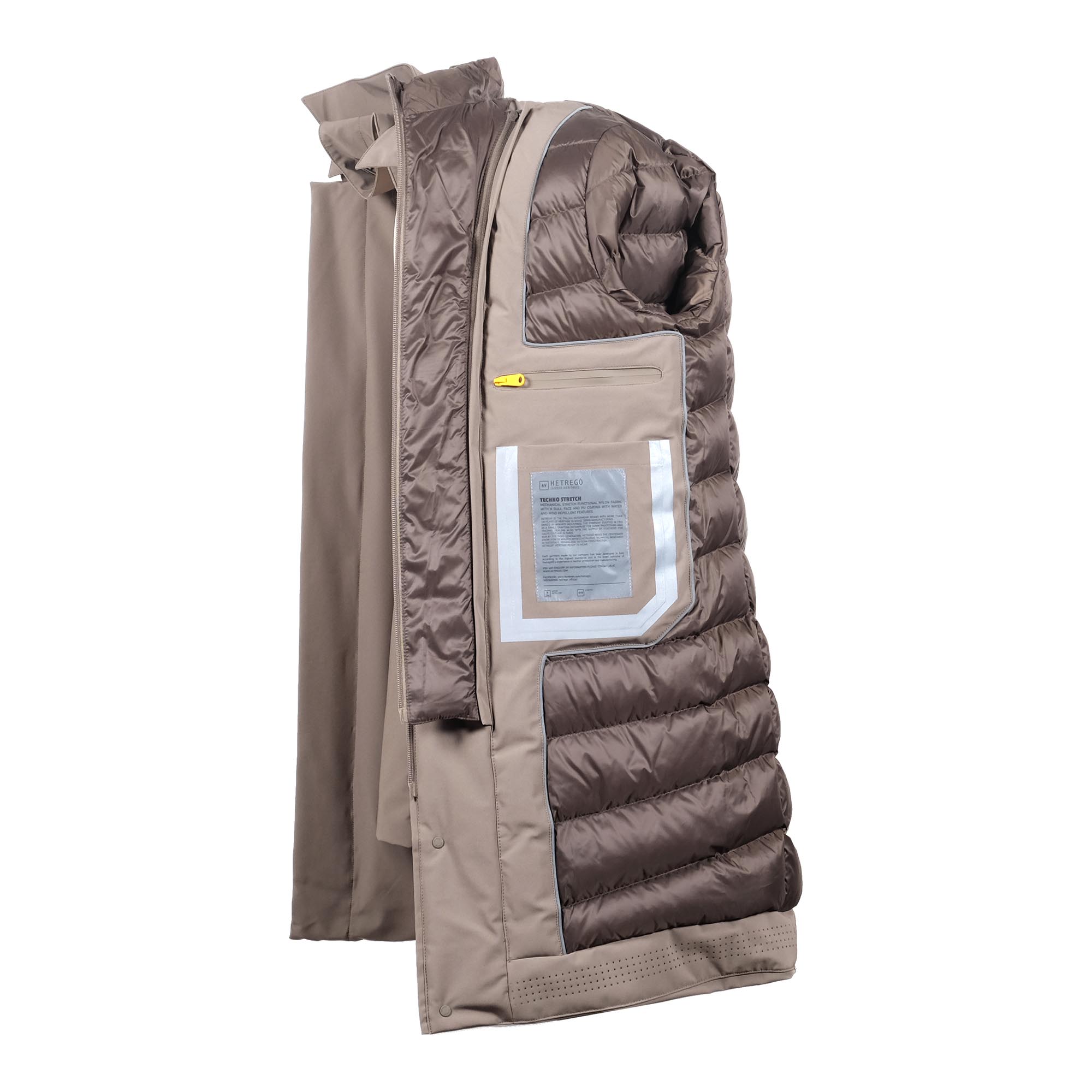 Hetregò Men's Down Jacket - Beige