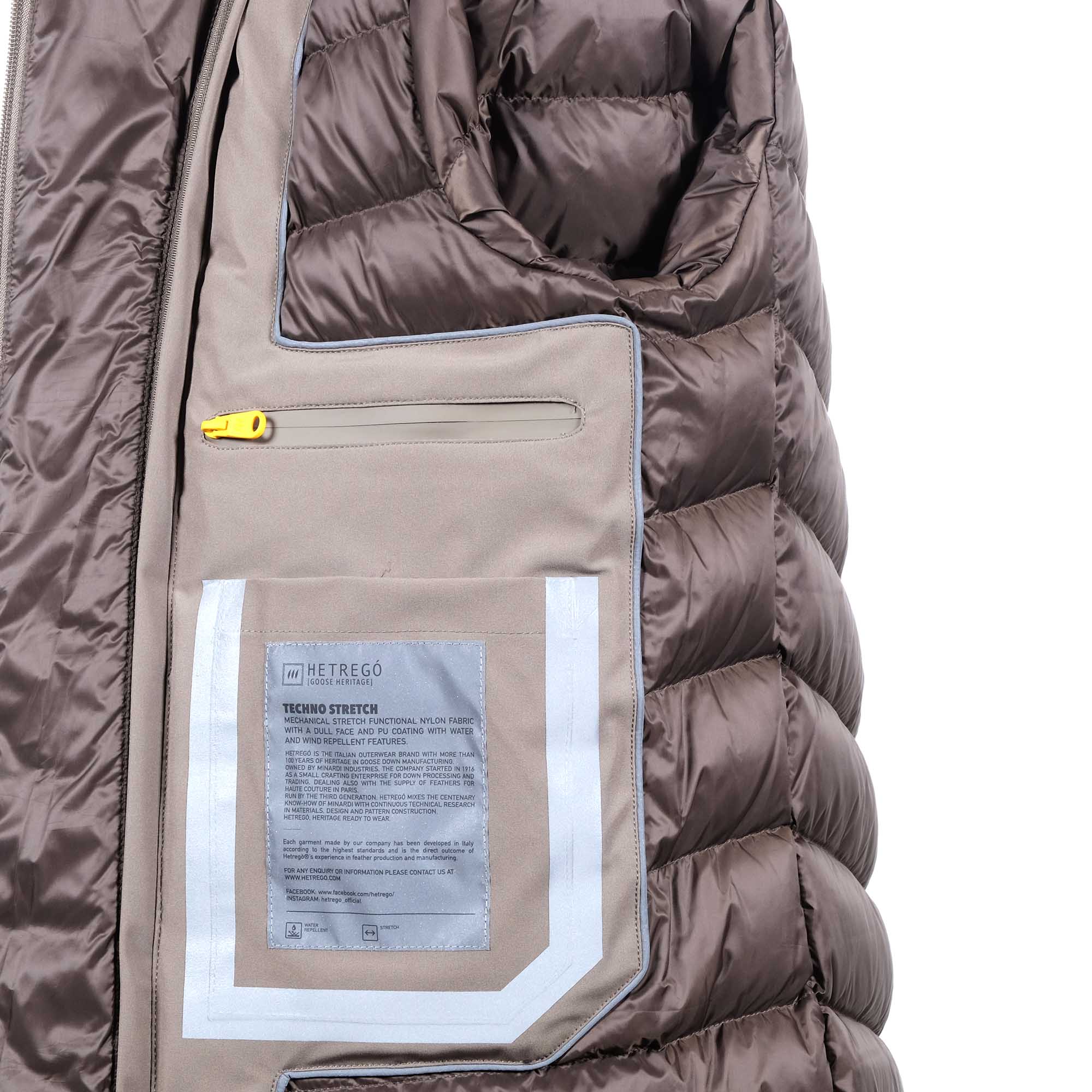 Hetregò Men's Down Jacket - Beige