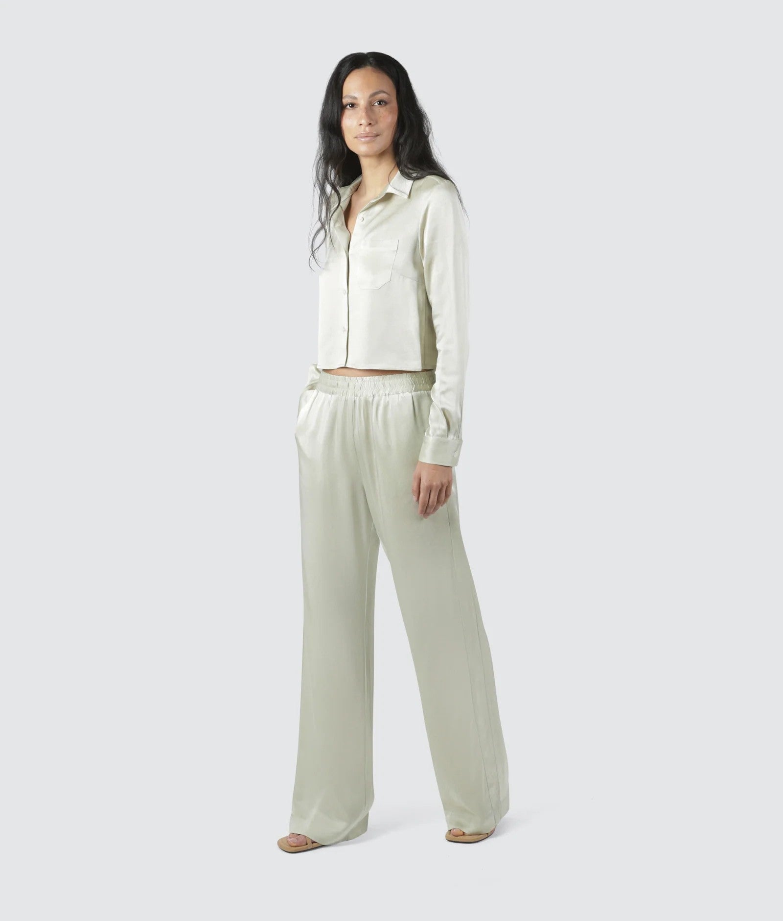 Cruna Pantalone Donna - Menta