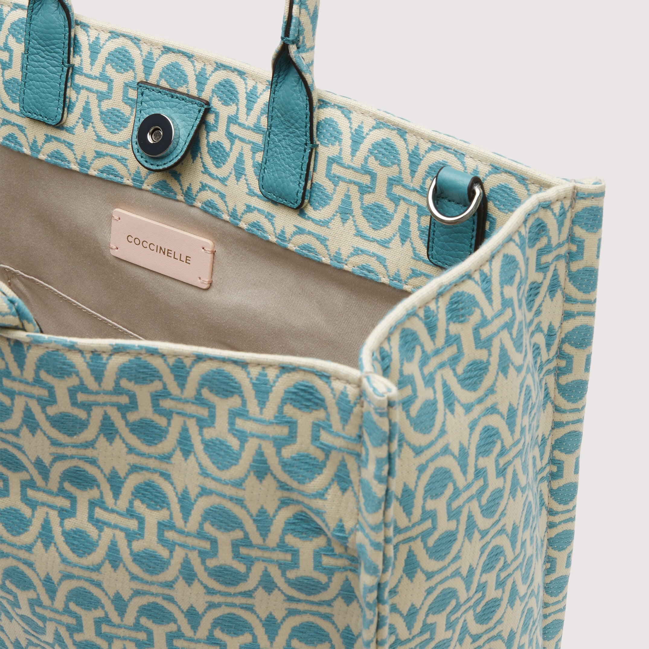 Coccinelle Women's Bag - White/light blue