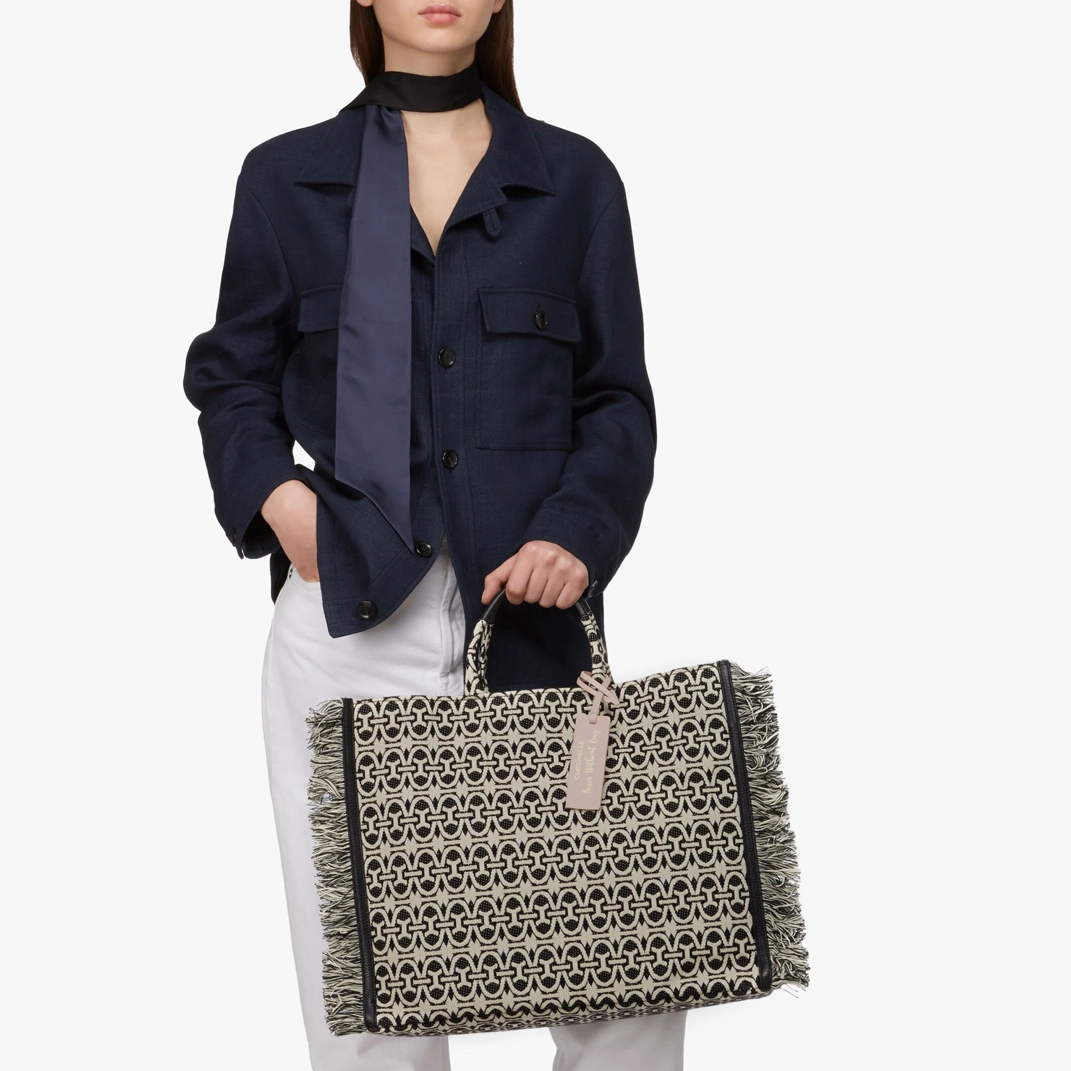 Coccinelle Women's Bag - White/black