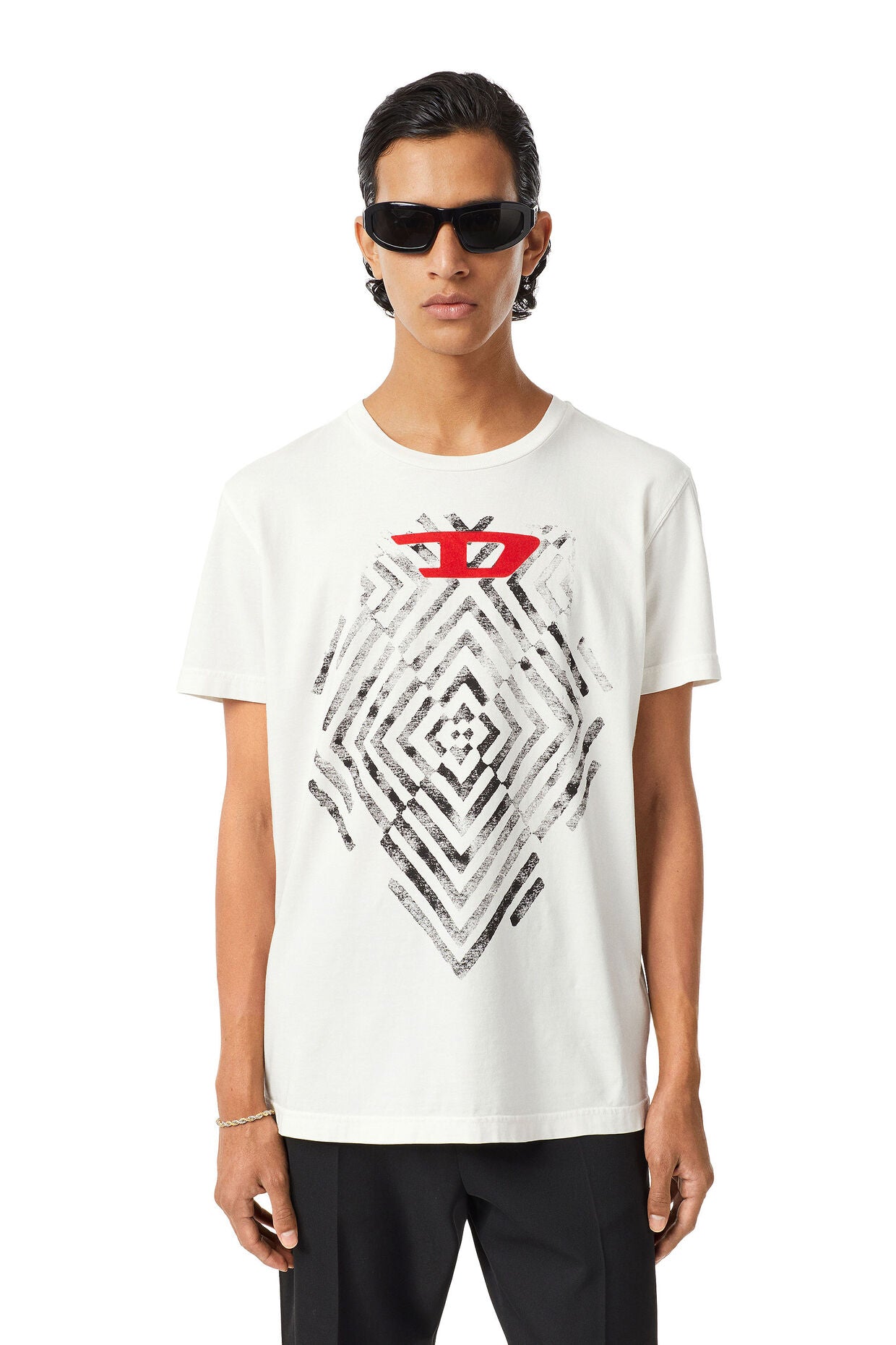 Diesel T-shirt Uomo - Bianco
