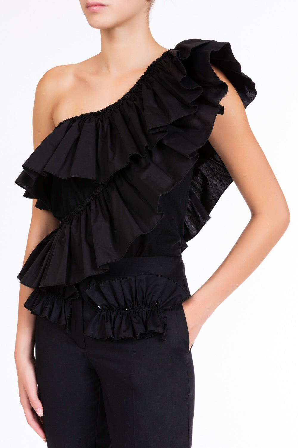 SIMONA CORSELLINI Top Donna - Nero