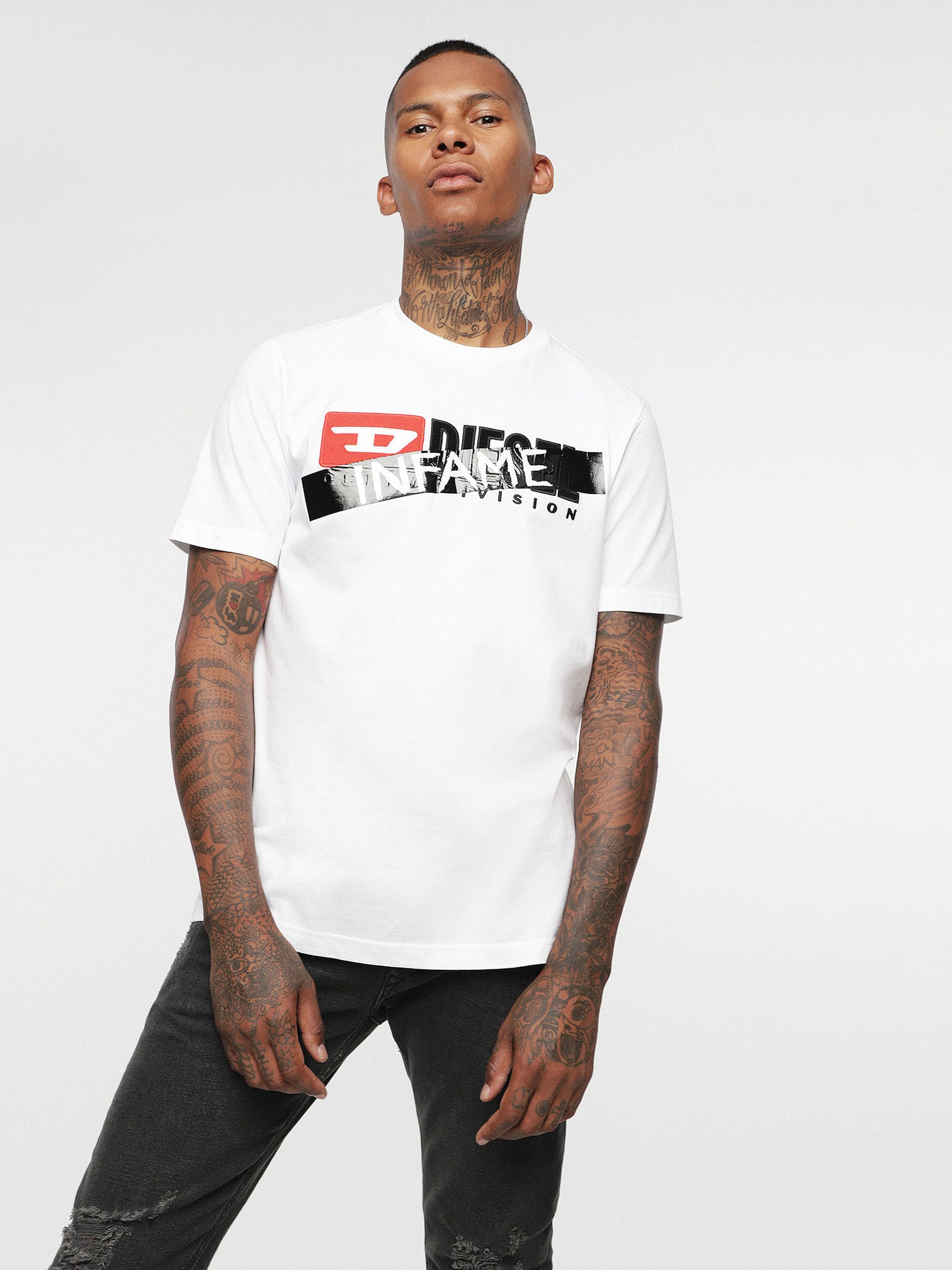 Diesel T-shirt Uomo - Bianco