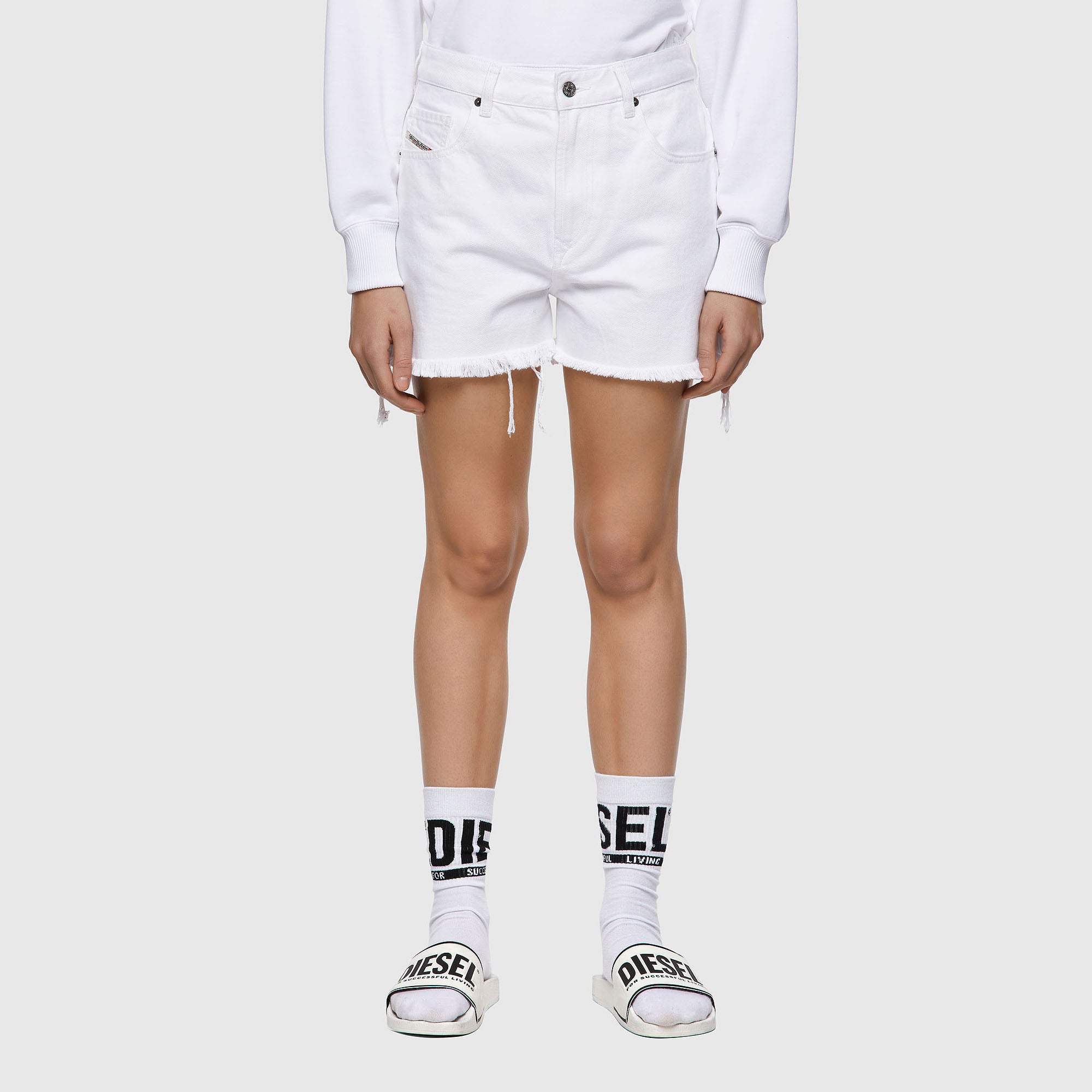 Diesel Women's Shorts - White