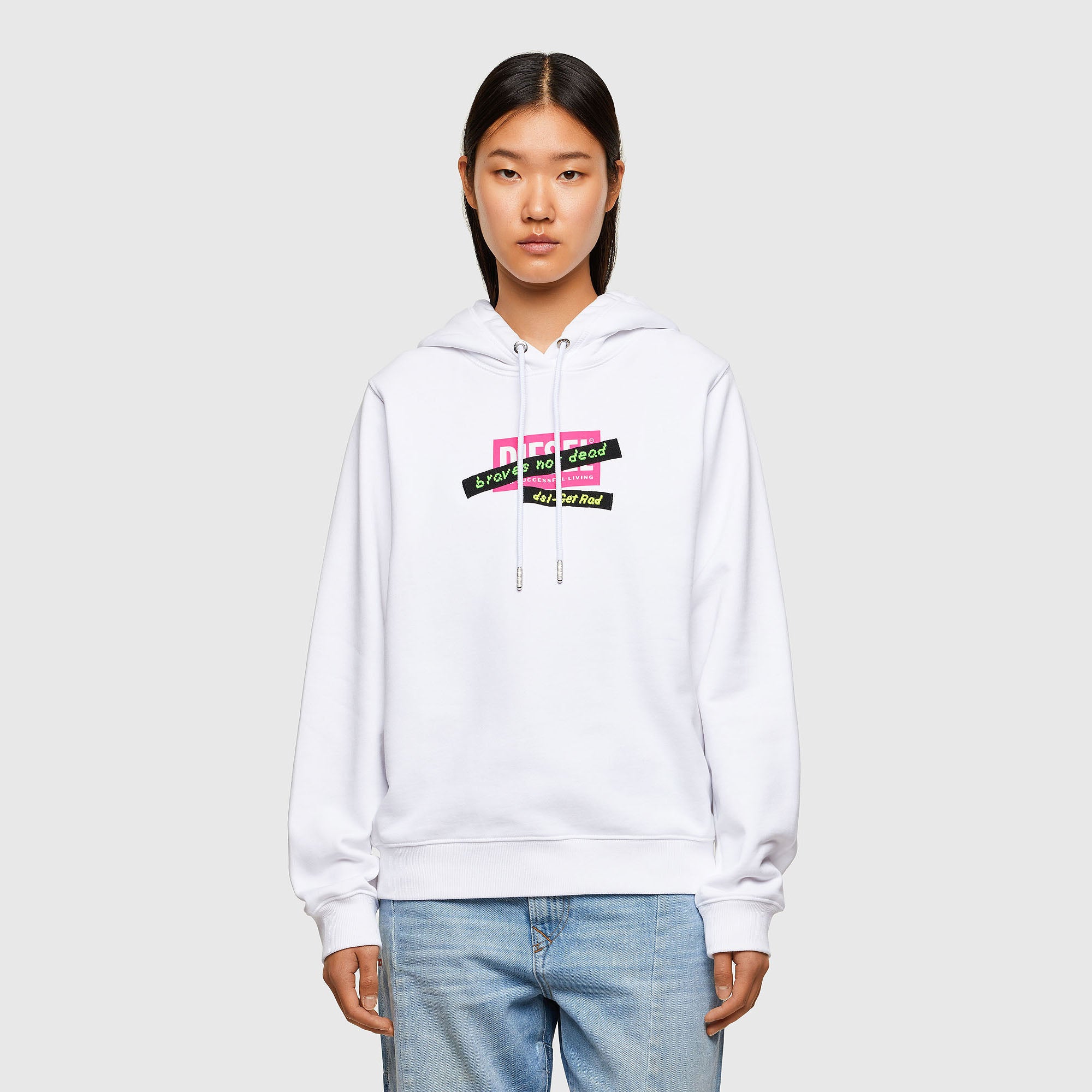 Diesel Women's Sweatshirt - White