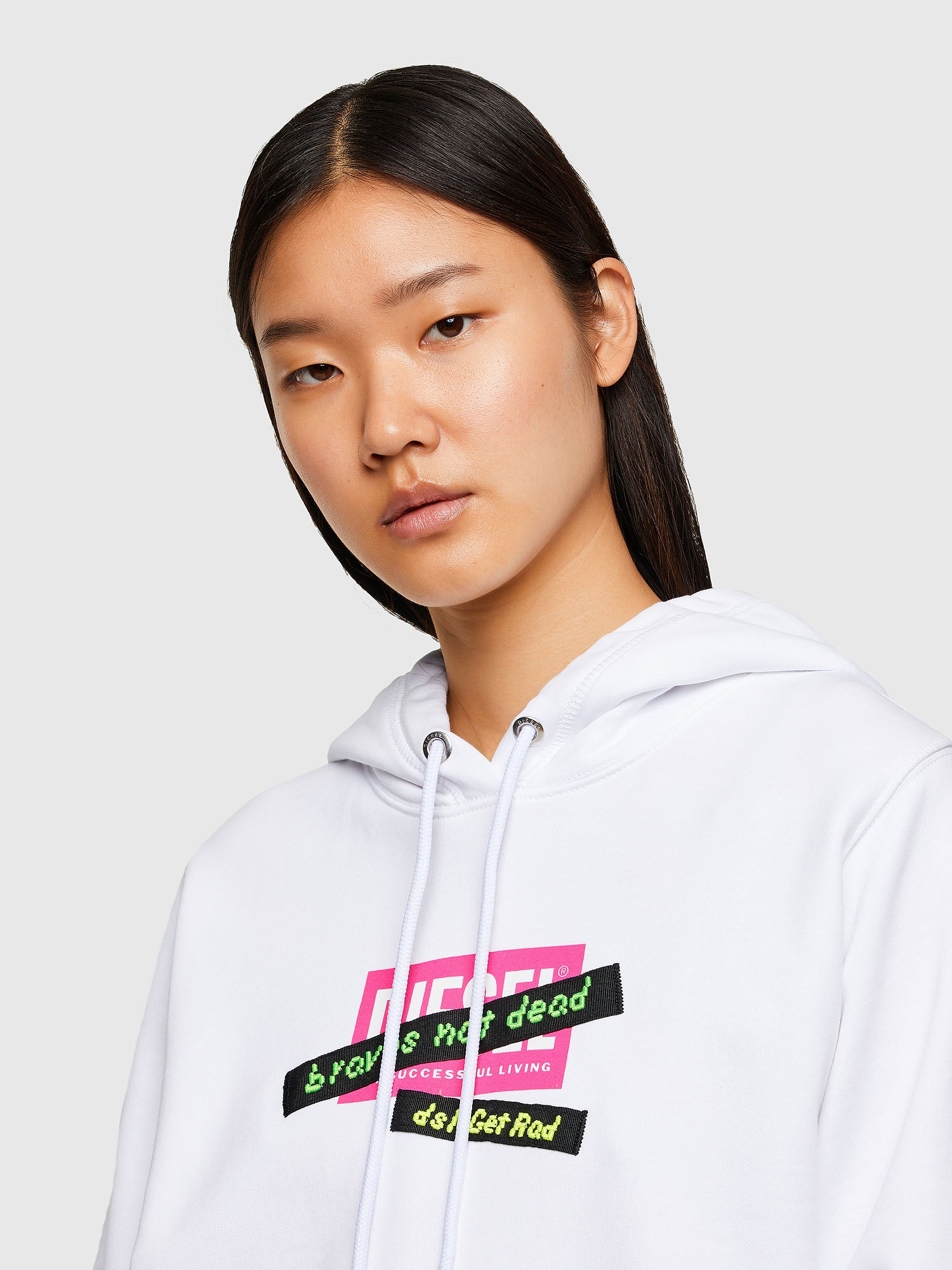 Diesel Women's Sweatshirt - White