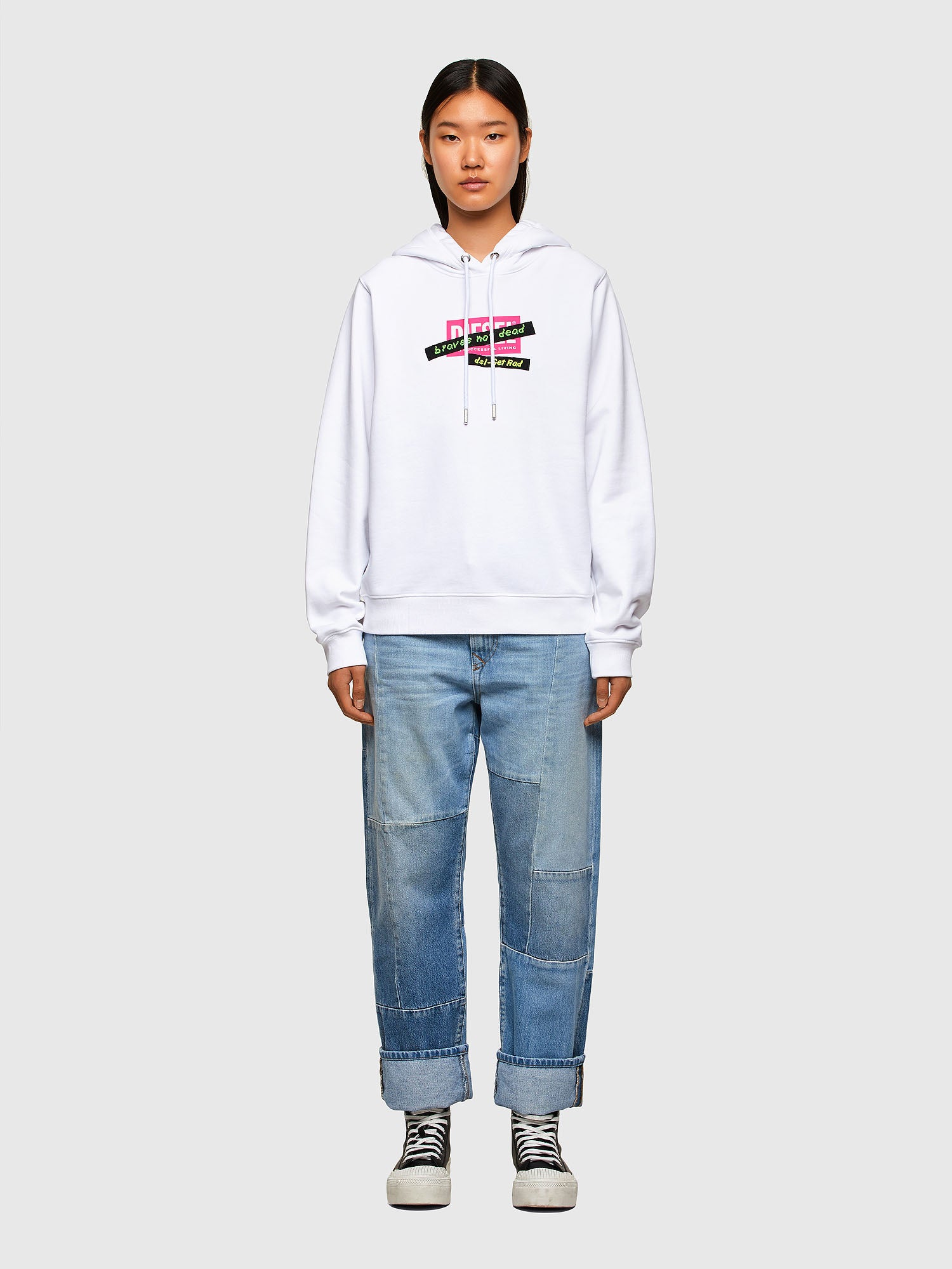Diesel Women's Sweatshirt - White