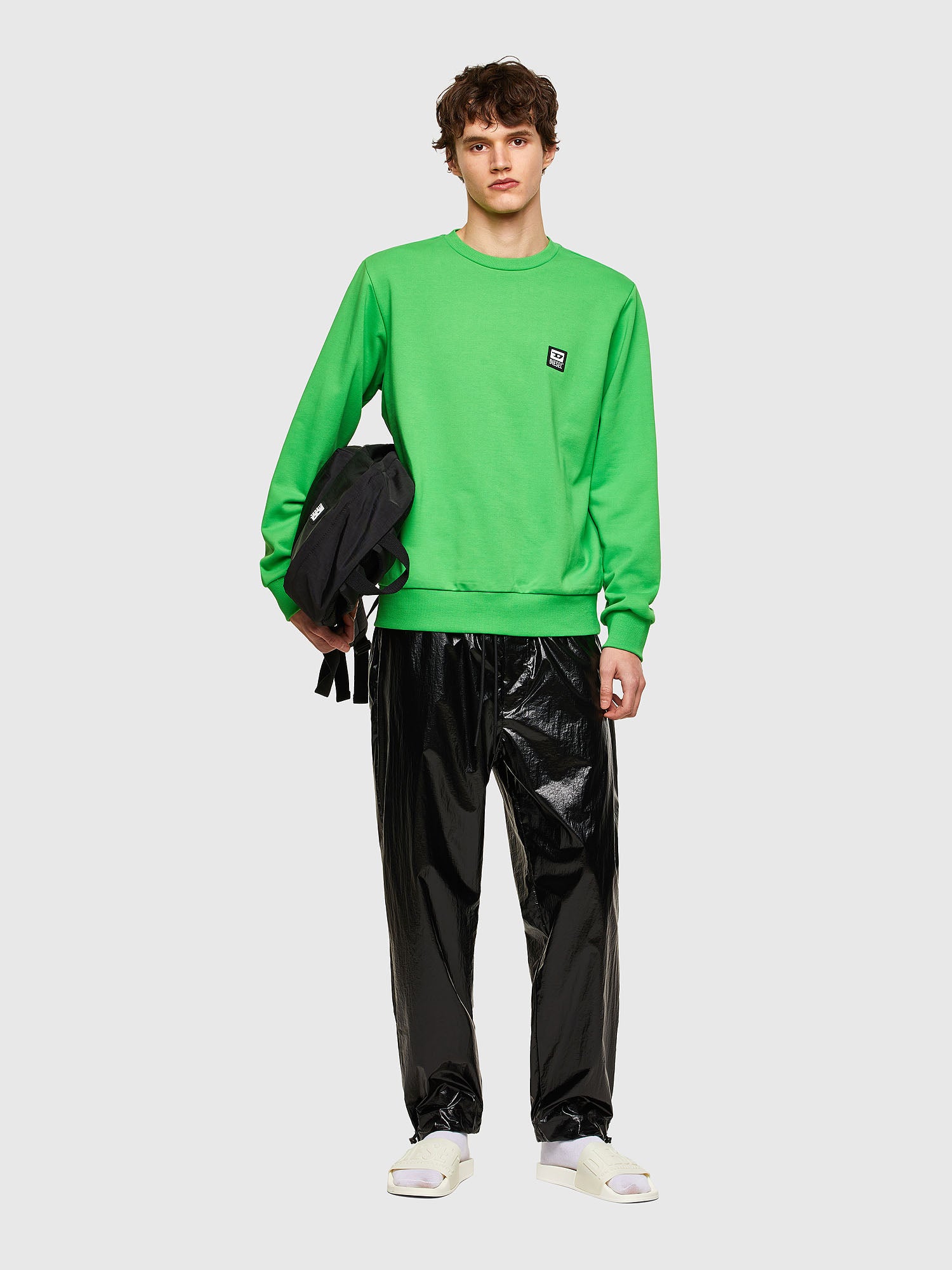 Diesel Felpa Uomo - Verde