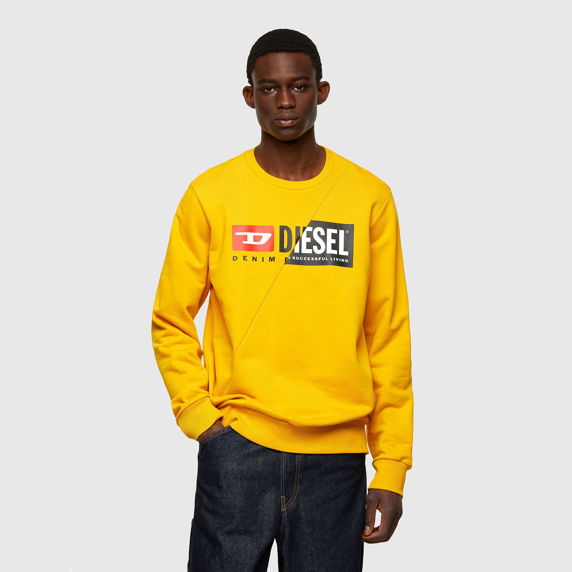 Diesel Men's Sweatshirt - Yellow