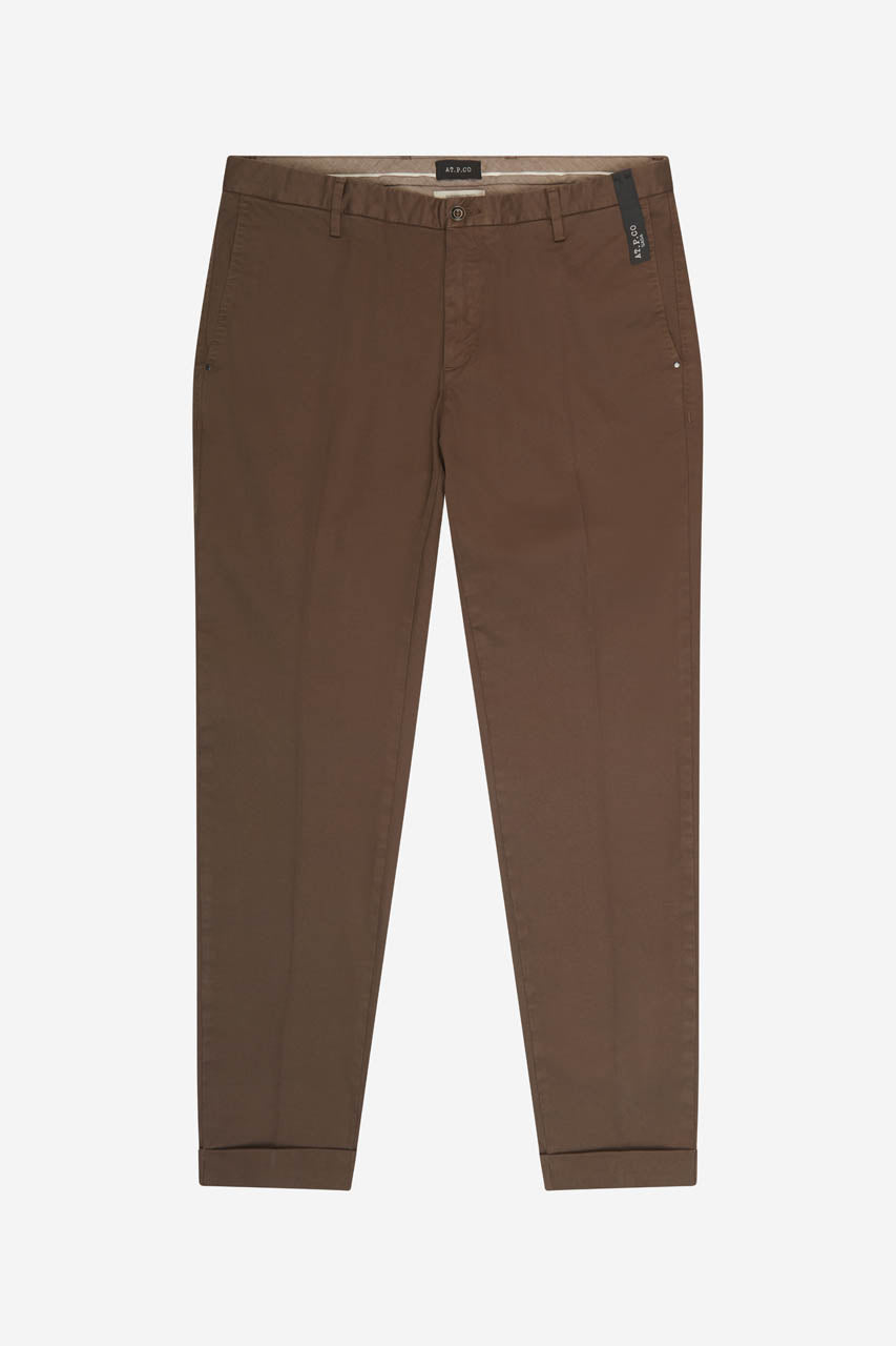 Pantalone AT.P.CO Sasa Slim Fit - Terra