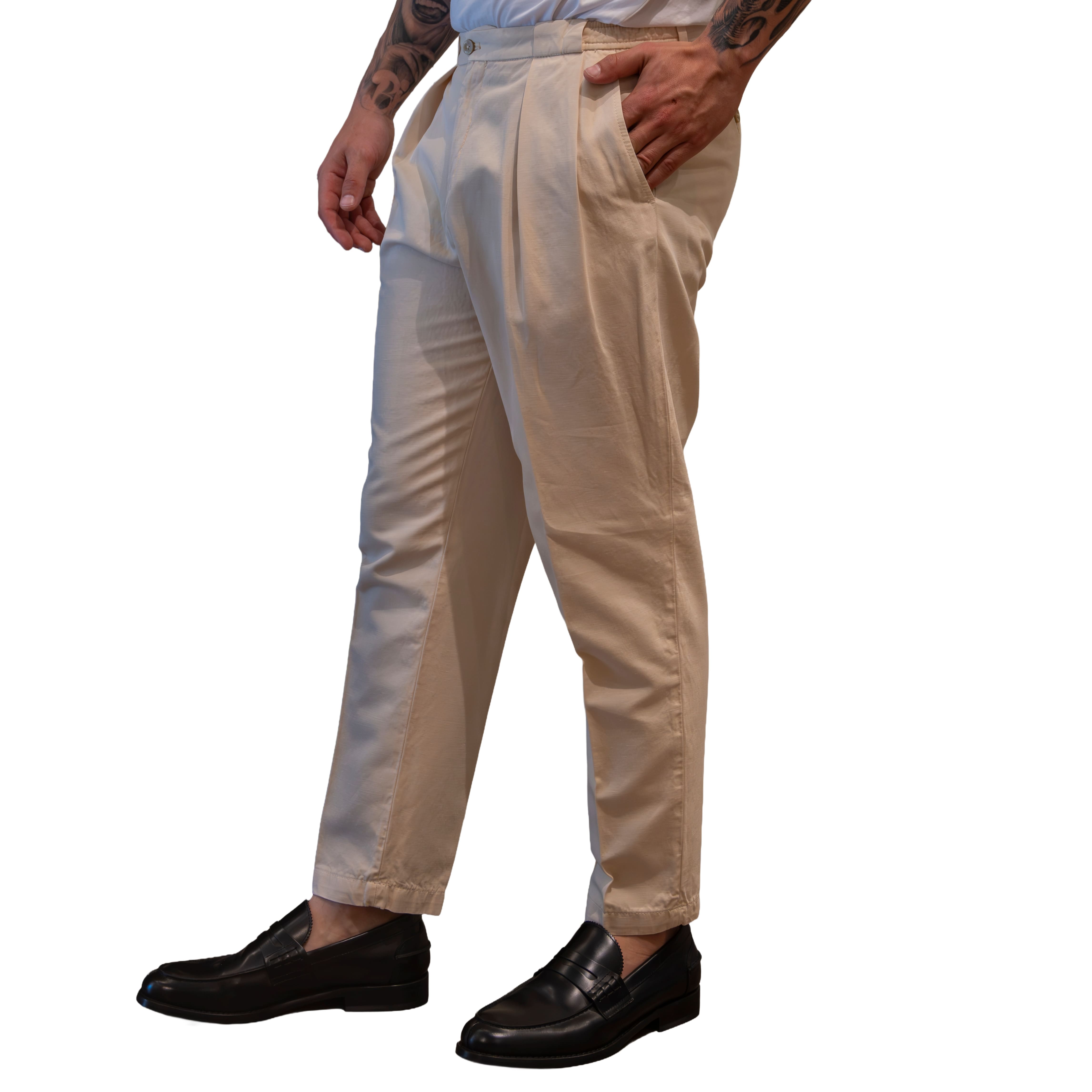 Pantalone Briglia Portobello - Burro