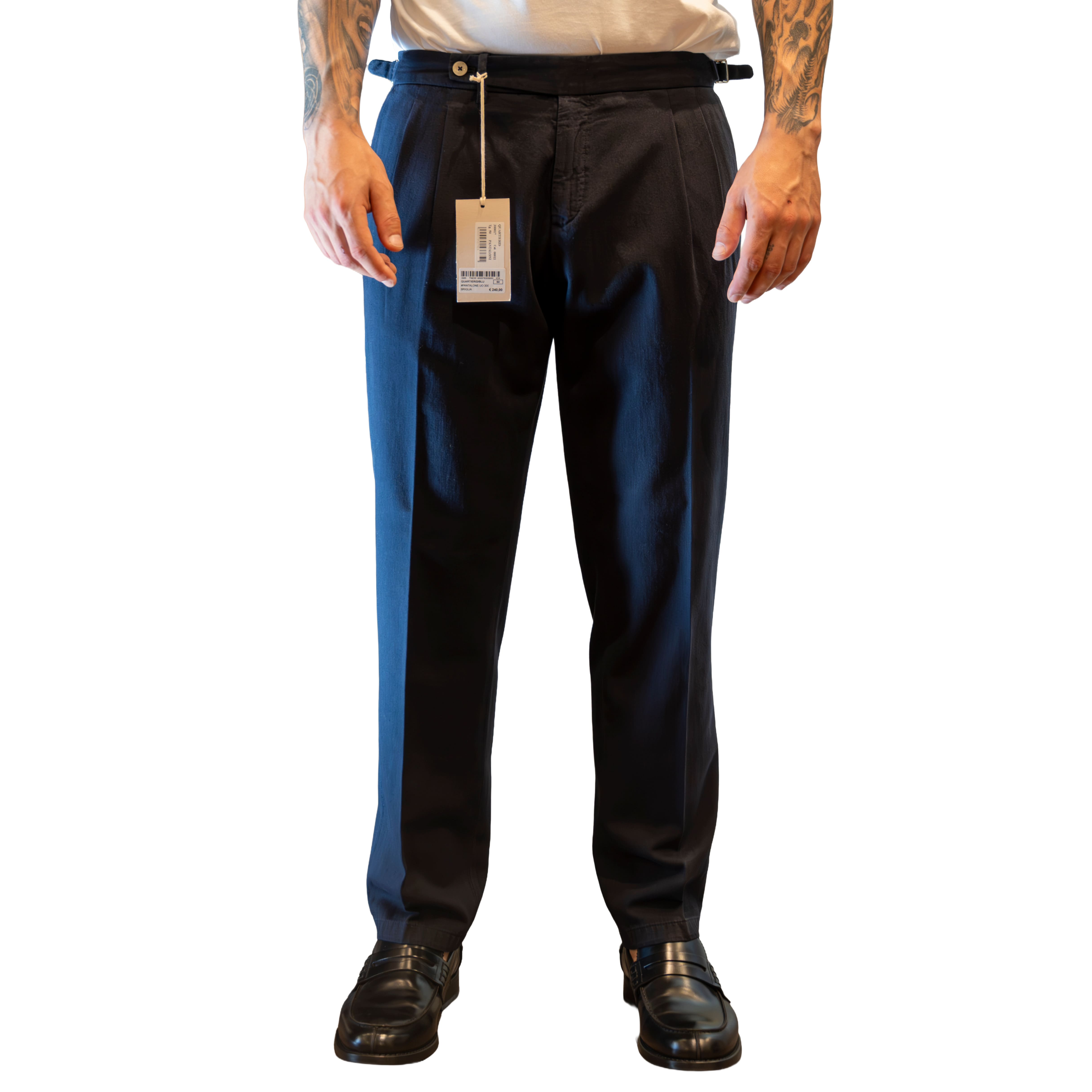 Pantalone Briglia Quartieri - Blu