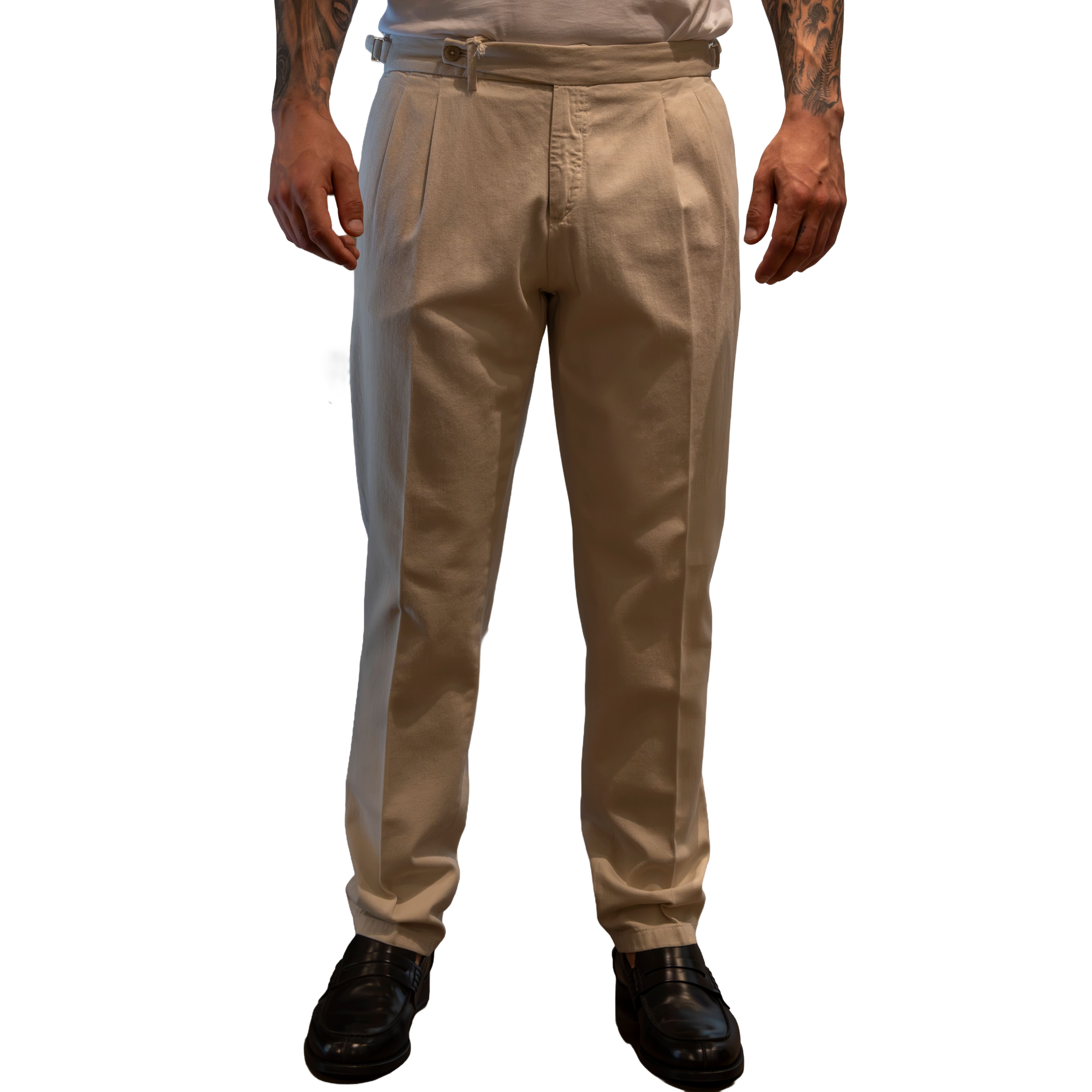 Pantalone Briglia Quartieri - Gesso