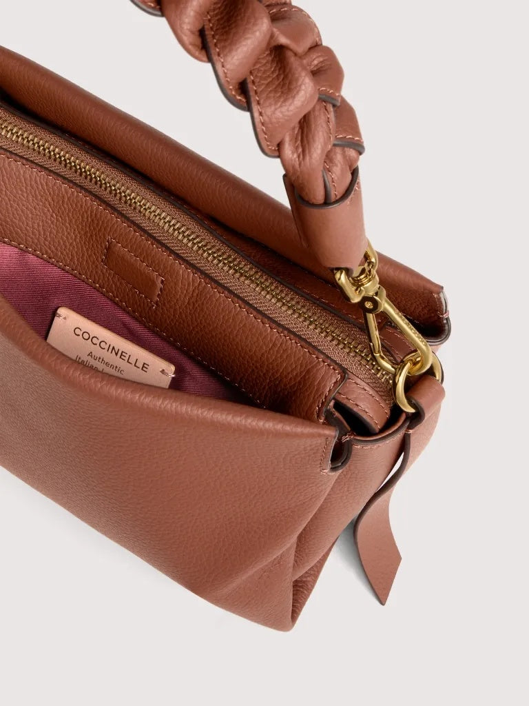 Borsa a Mano Coccinelle Boheme Small - Cognac