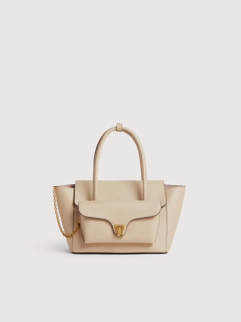 Borsa Coccinelle Double Beat Medium - Sandshell
