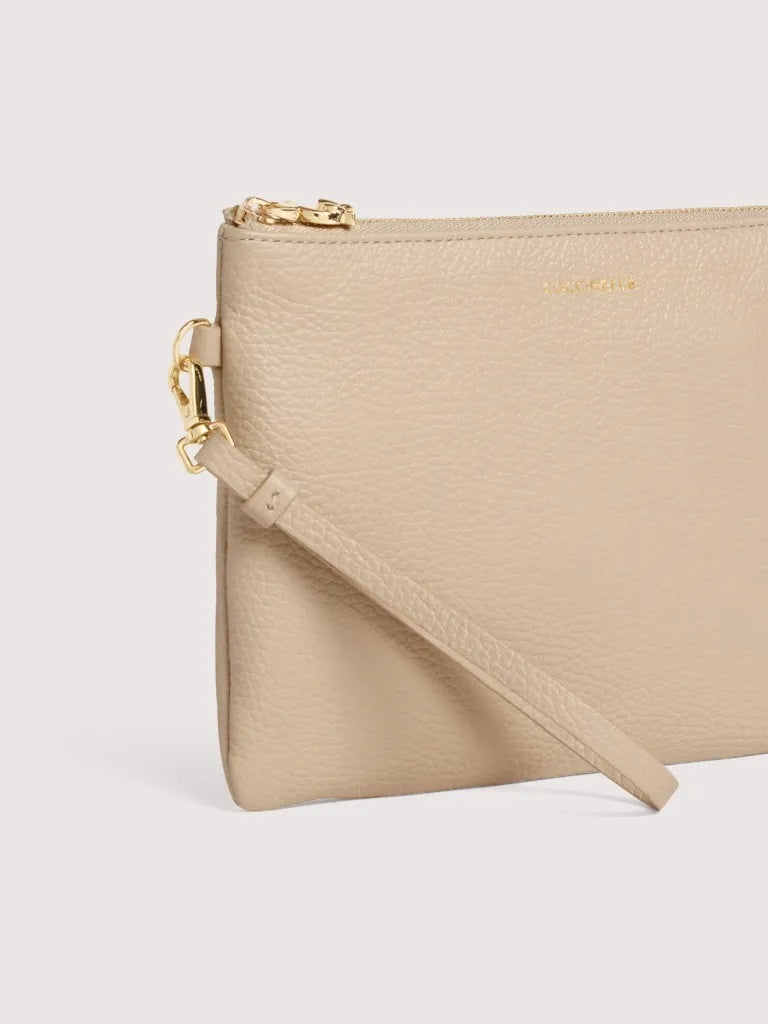 Pochette Coccinelle C-Me Softy Medium - Sandshell