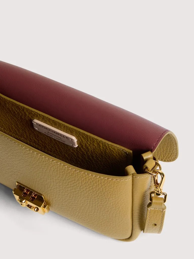Minibag a Spalla Coccinelle C-Me Lock mini - Seagrass