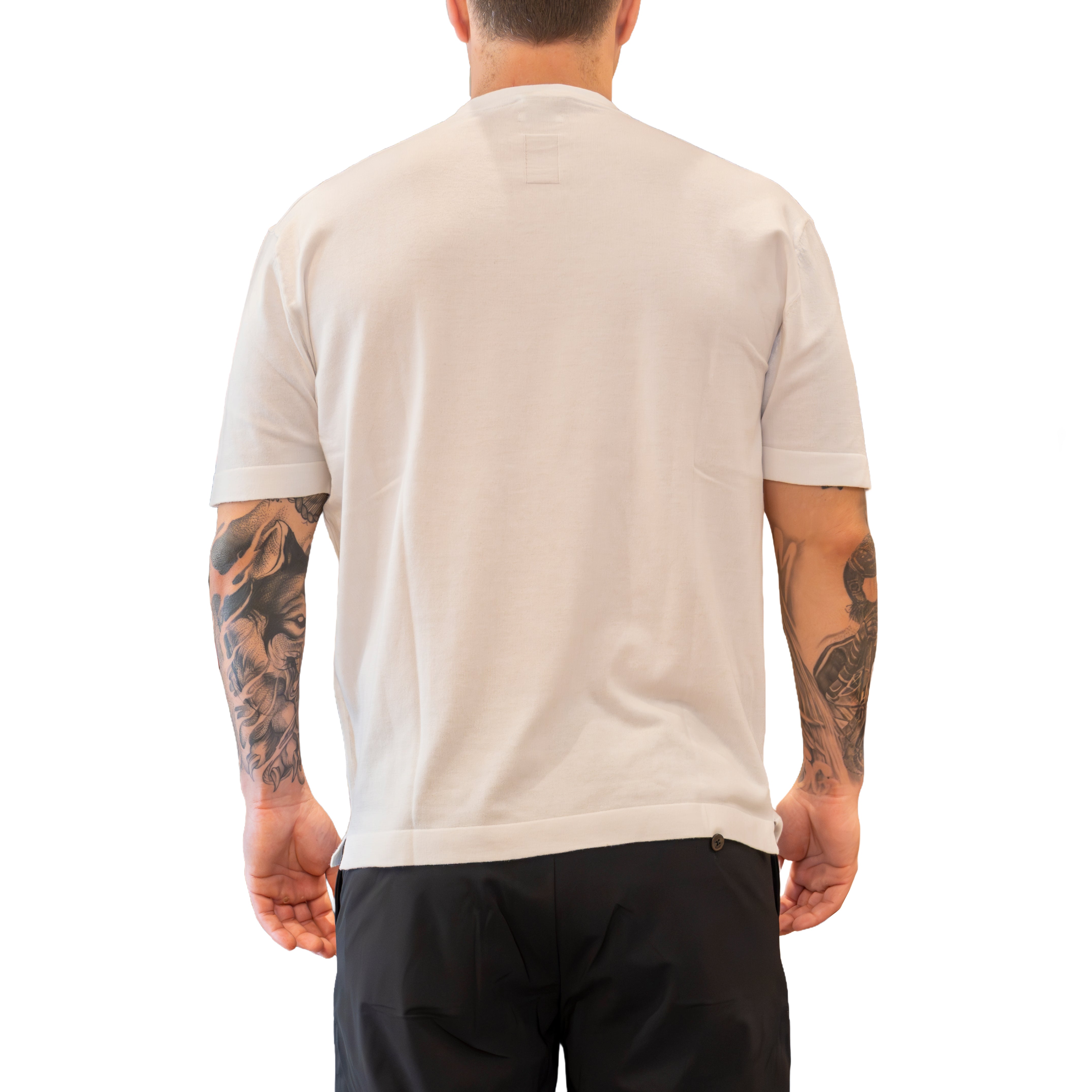 T-shirt Diktat in Magia Fresh Cotton - Naturale