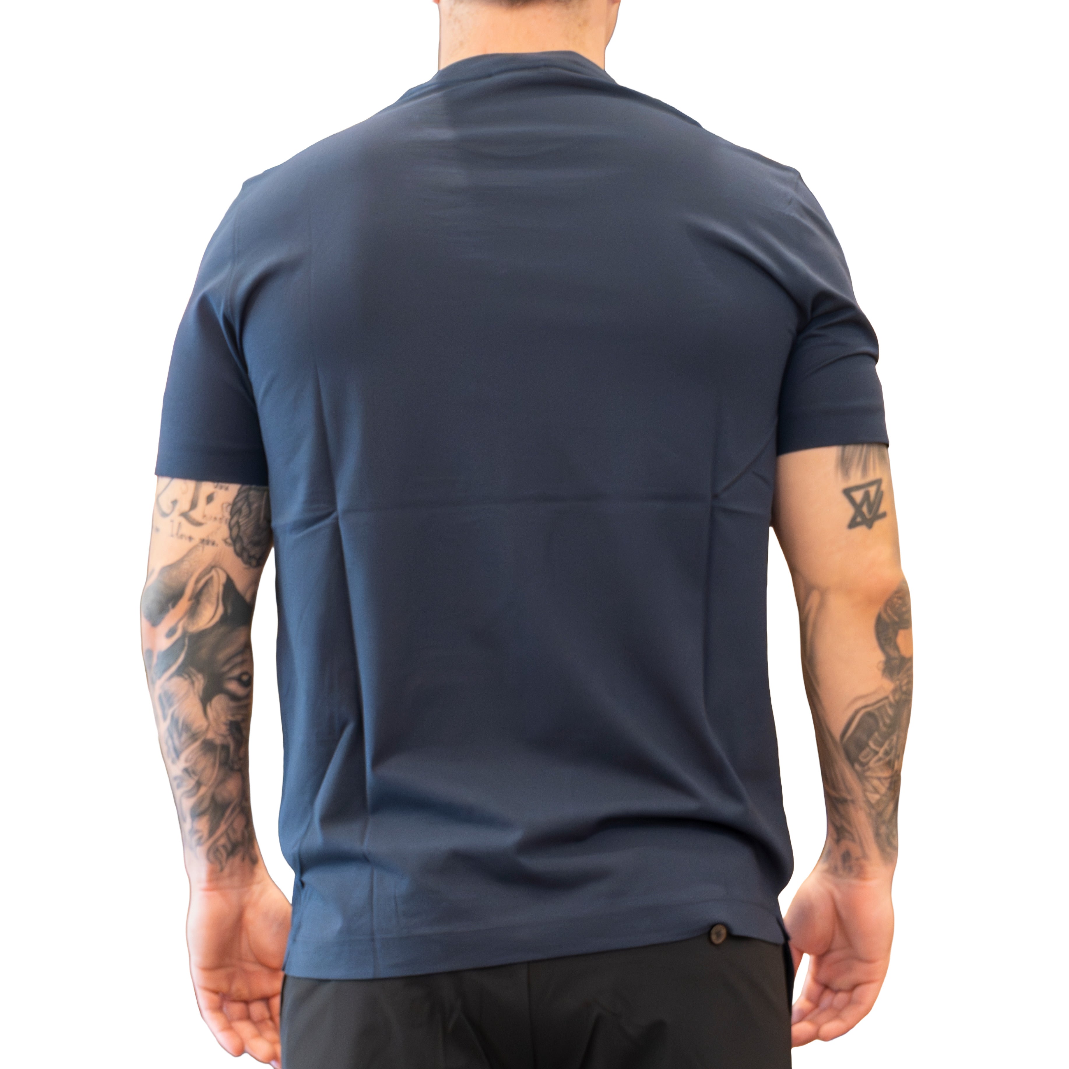 T-shirt Diktat in Magia Ice Cotton - Blu