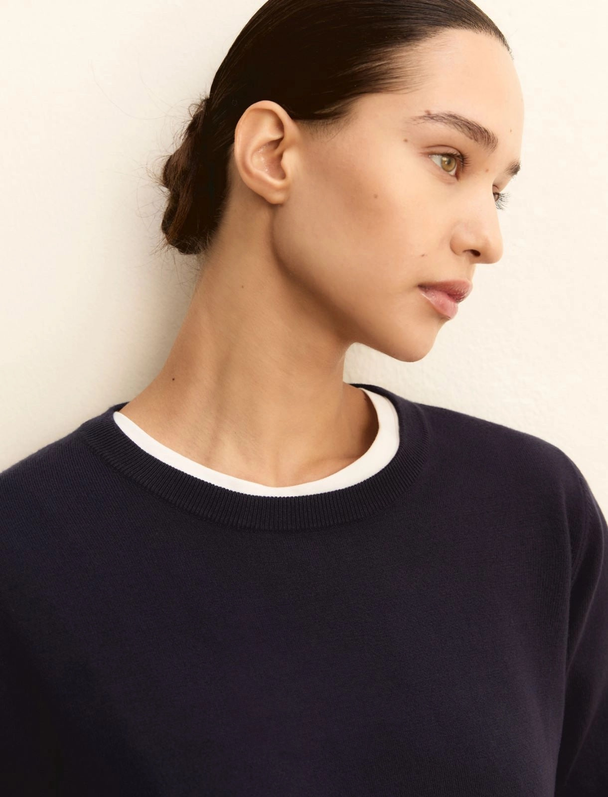 Maglia Emme in Viscosa Stretch - Blu