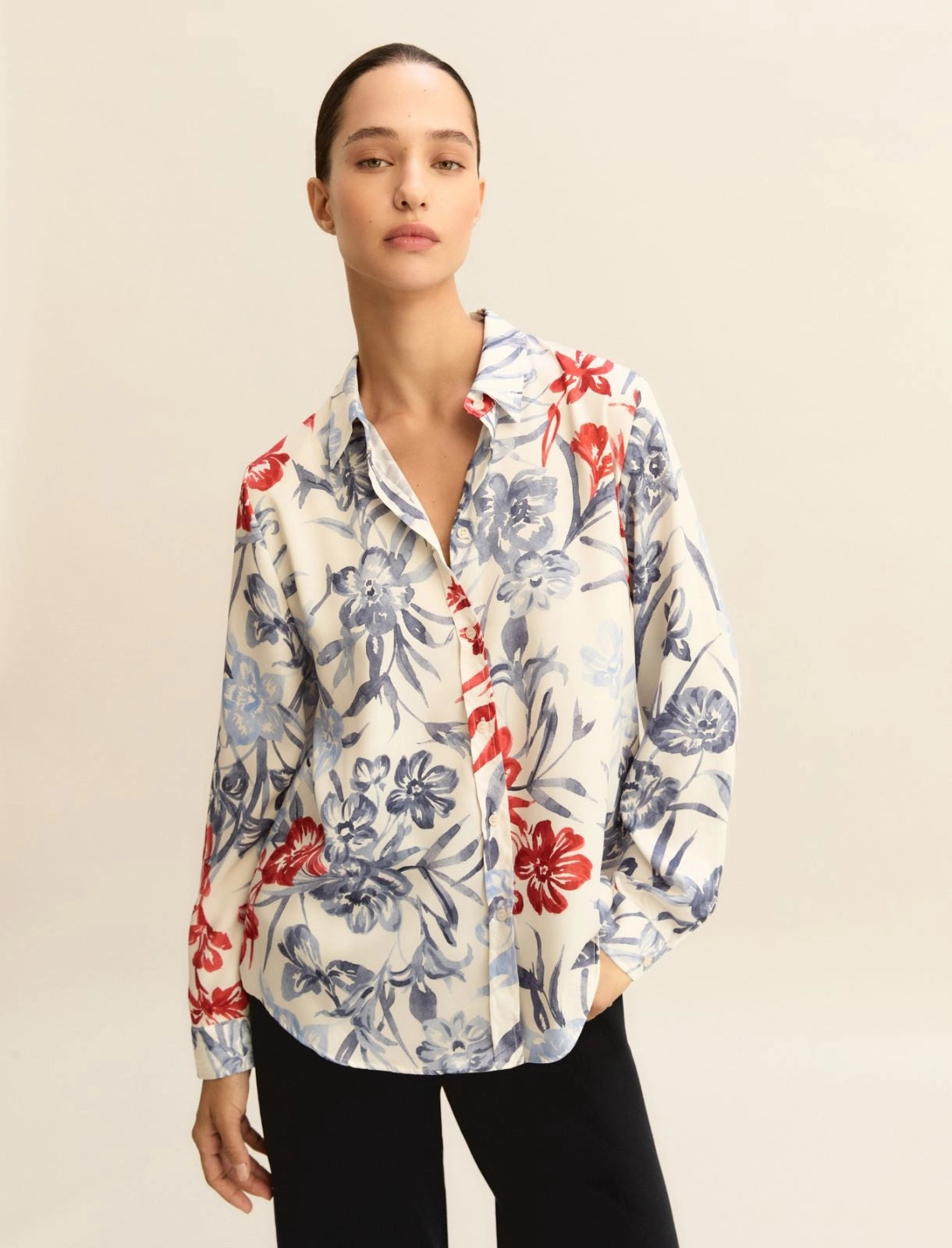 Camicia Emme in Twill - Multicolor