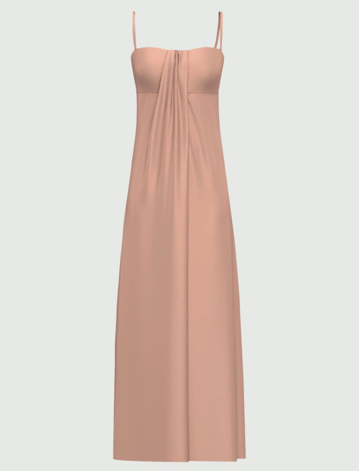 Abito Emme a Bustier in Raso - Malva