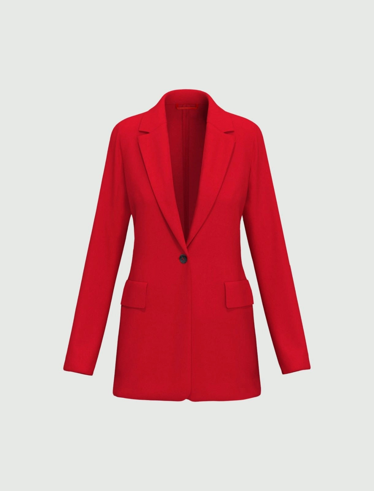 Giacca Emme Monopetto in Jersey Stretch - Rosso