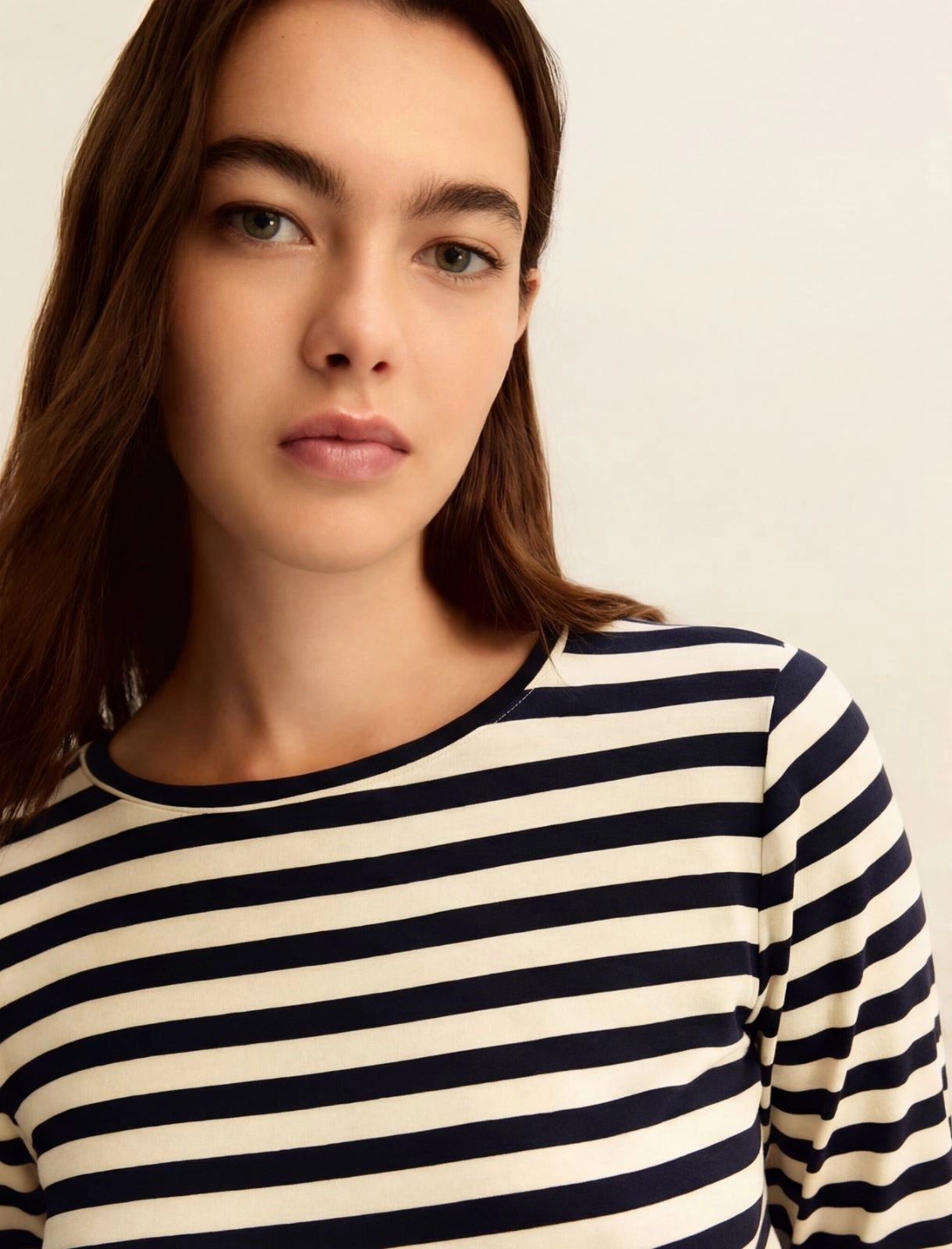 T-shirt Emme in Jersey Stretch - Blu