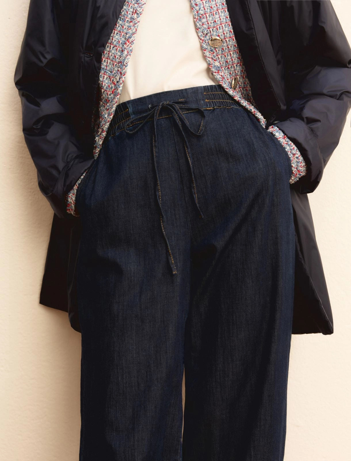 Pantalone Emme in Denim Stretch - Blue Jeans