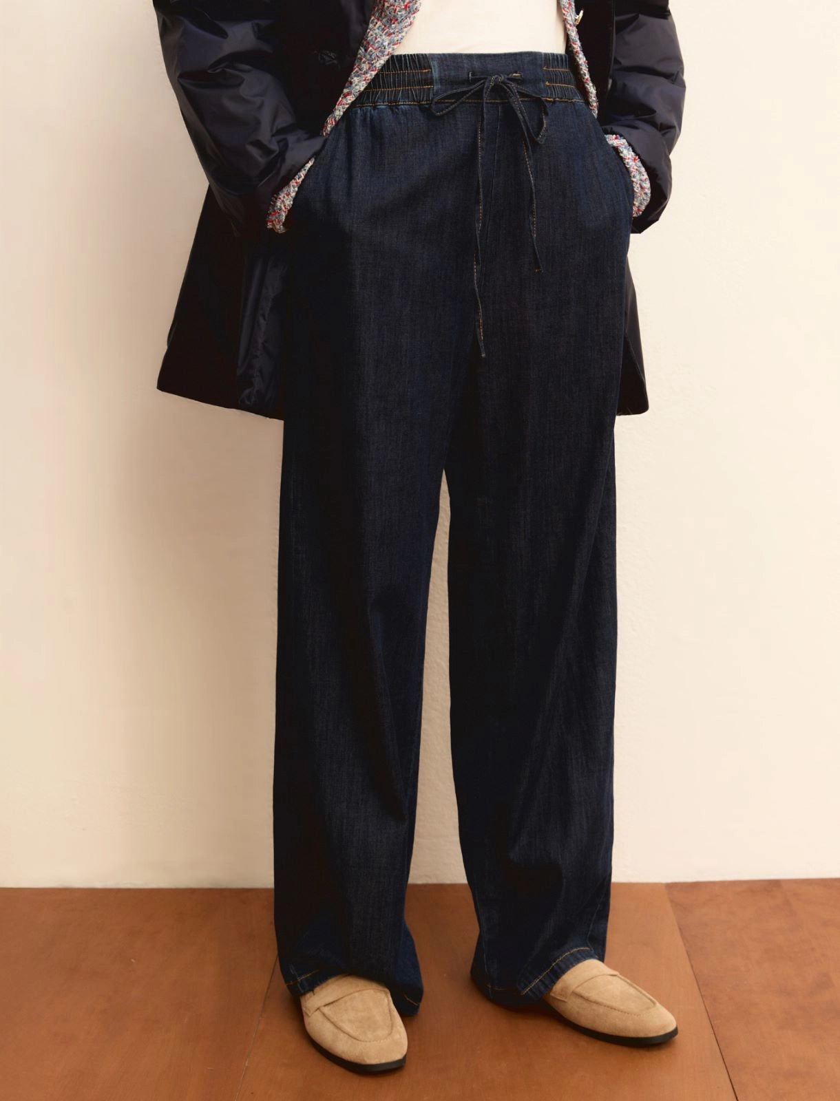 Pantalone Emme in Denim Stretch - Blue Jeans