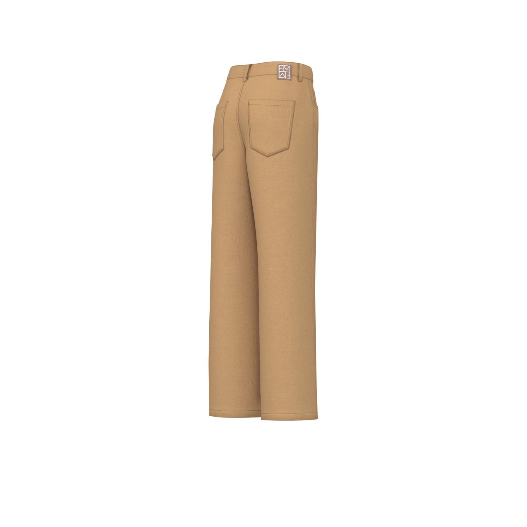 Pantalone Emme 5 Tasche Dritto in Gabardina Stretch - Tortora