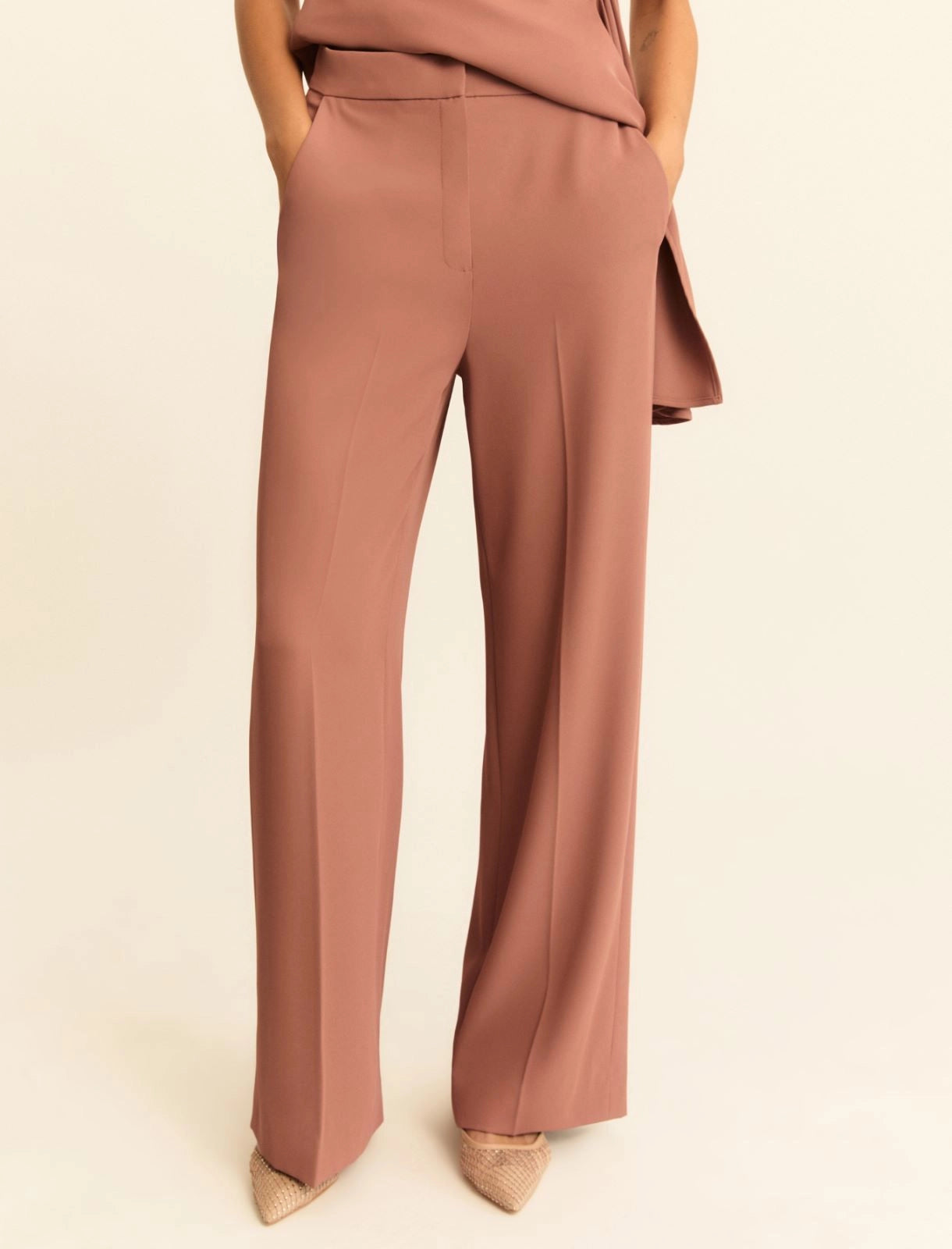 Coordinato Blusa e Pantalone Emme - Malva