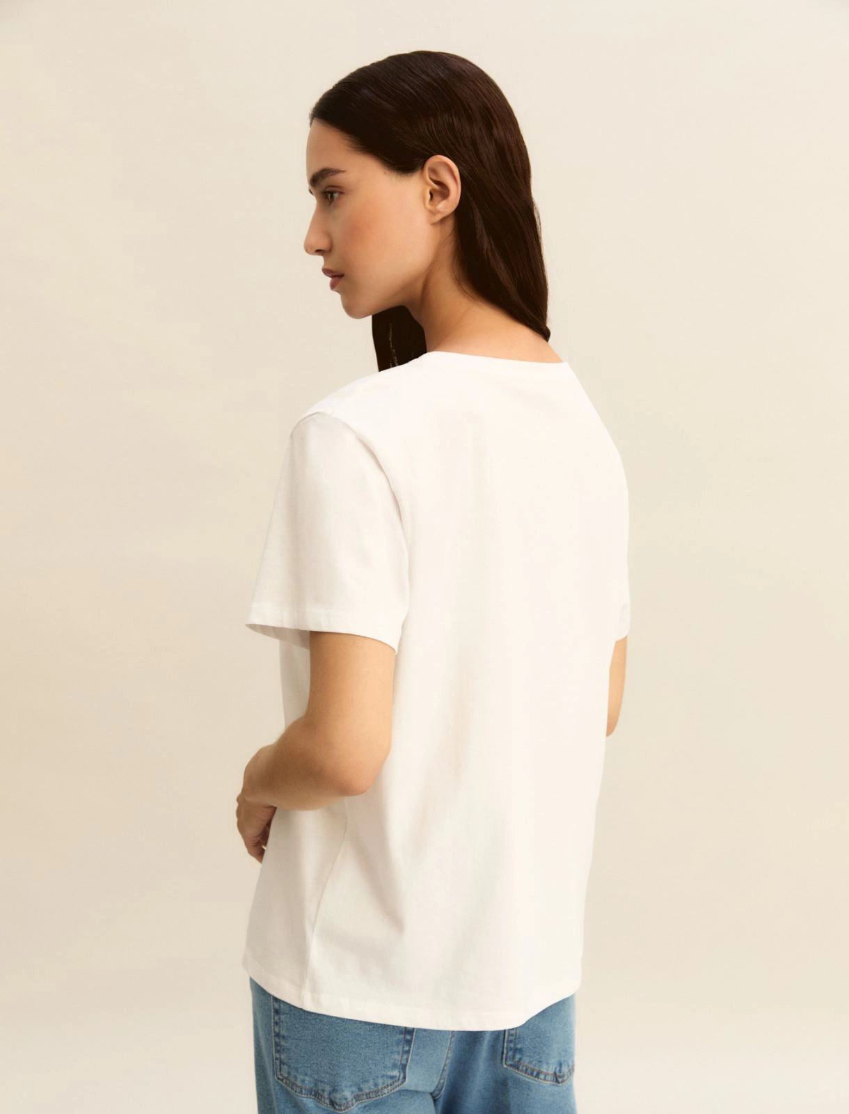 T-shirt con Stampa Emme - Rosso