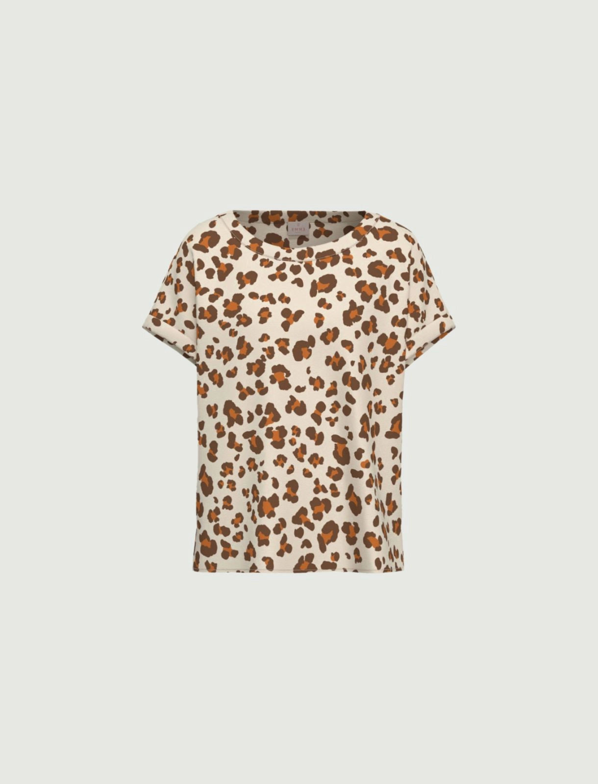 T-shirt Emme in Twill Stampato - Bianco Lana