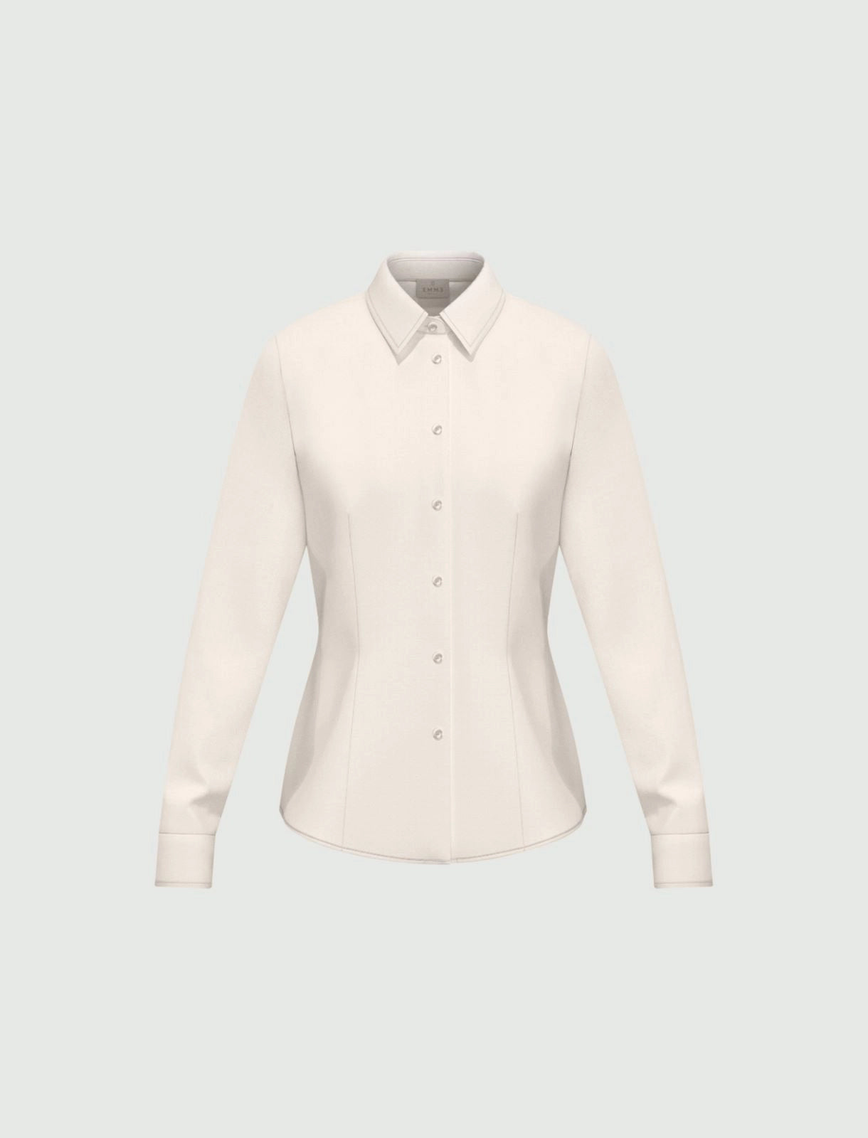 Camicia Emme in Popeline Stretch - Bianco