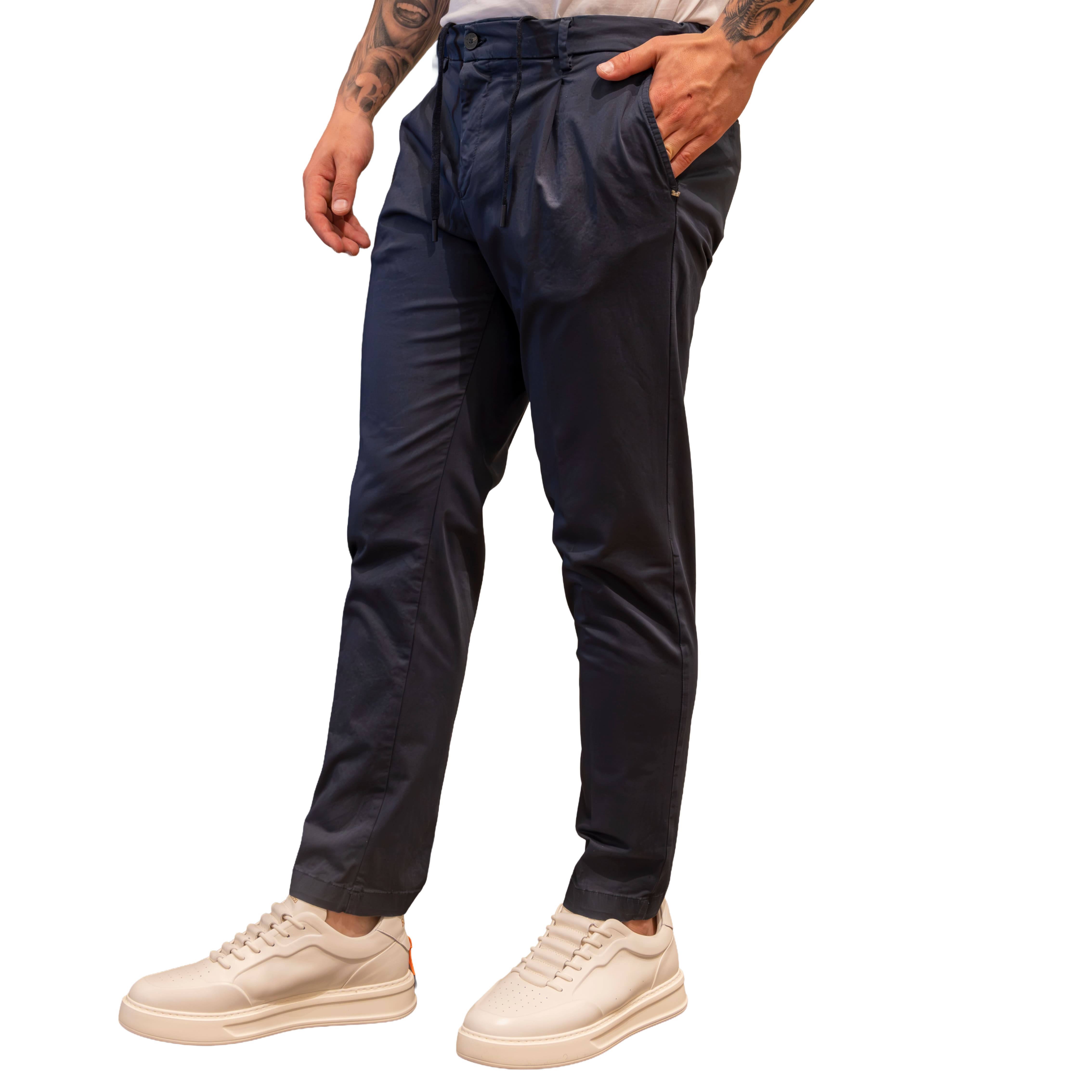 Pantalone Entre Amis Reno - Blu Navy