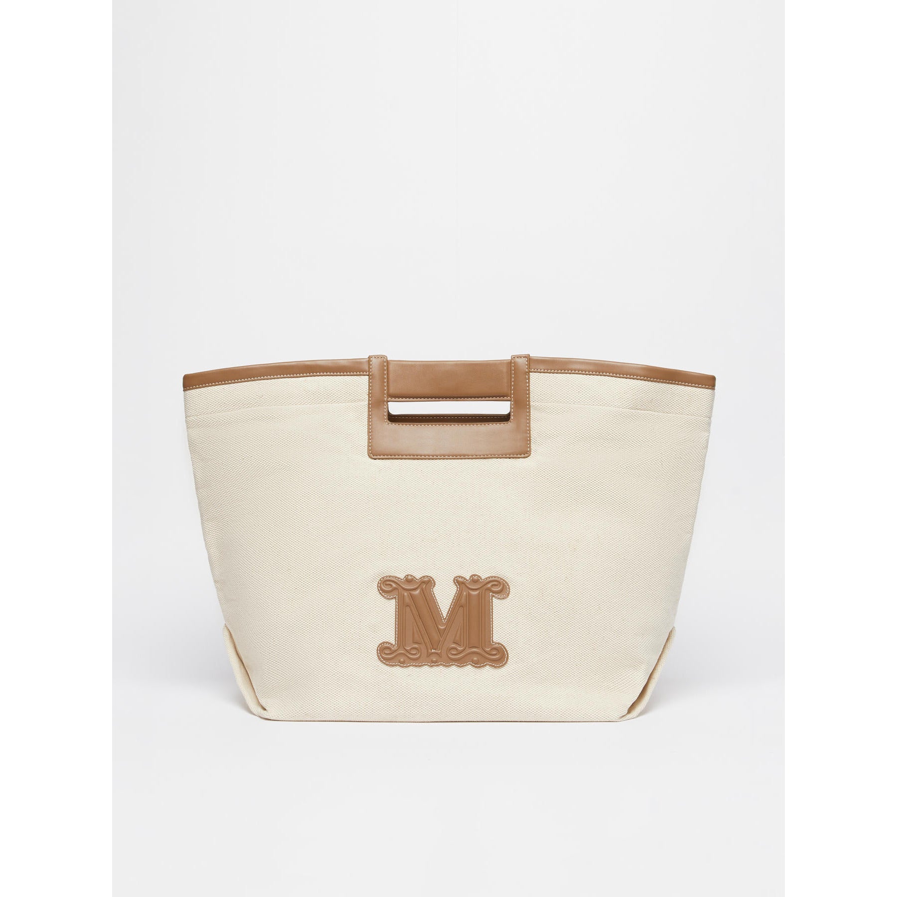 Borsa in canvas Max Mara Beachwear - Ecru