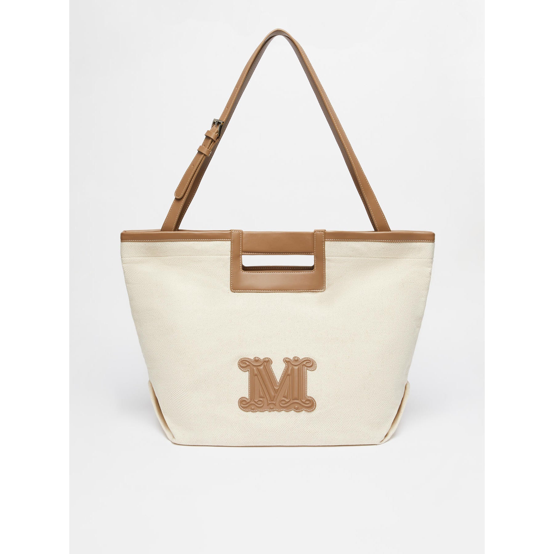 Borsa in canvas Max Mara Beachwear - Ecru