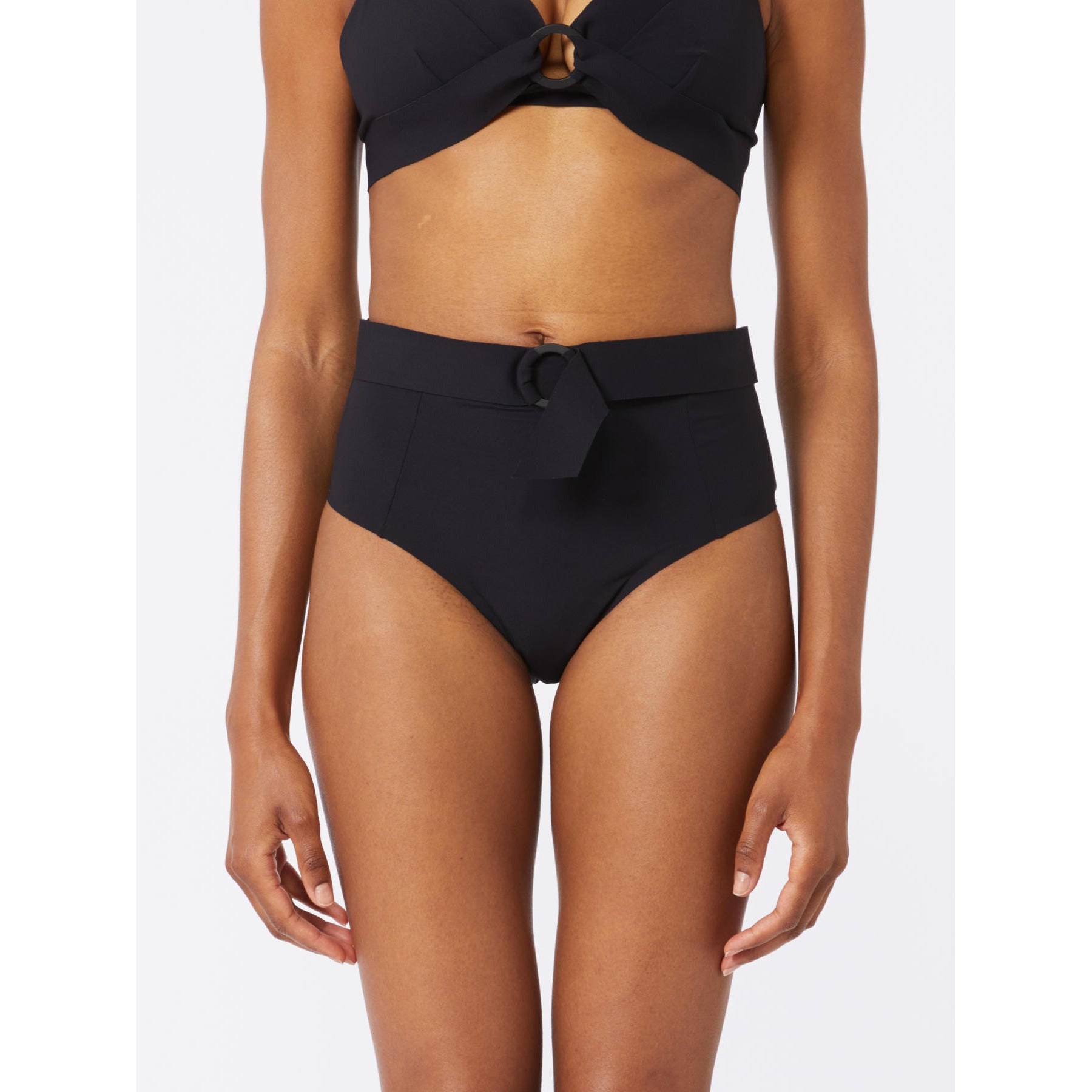 Slip Coulotte Mare Max Mara Beachwear - Nero
