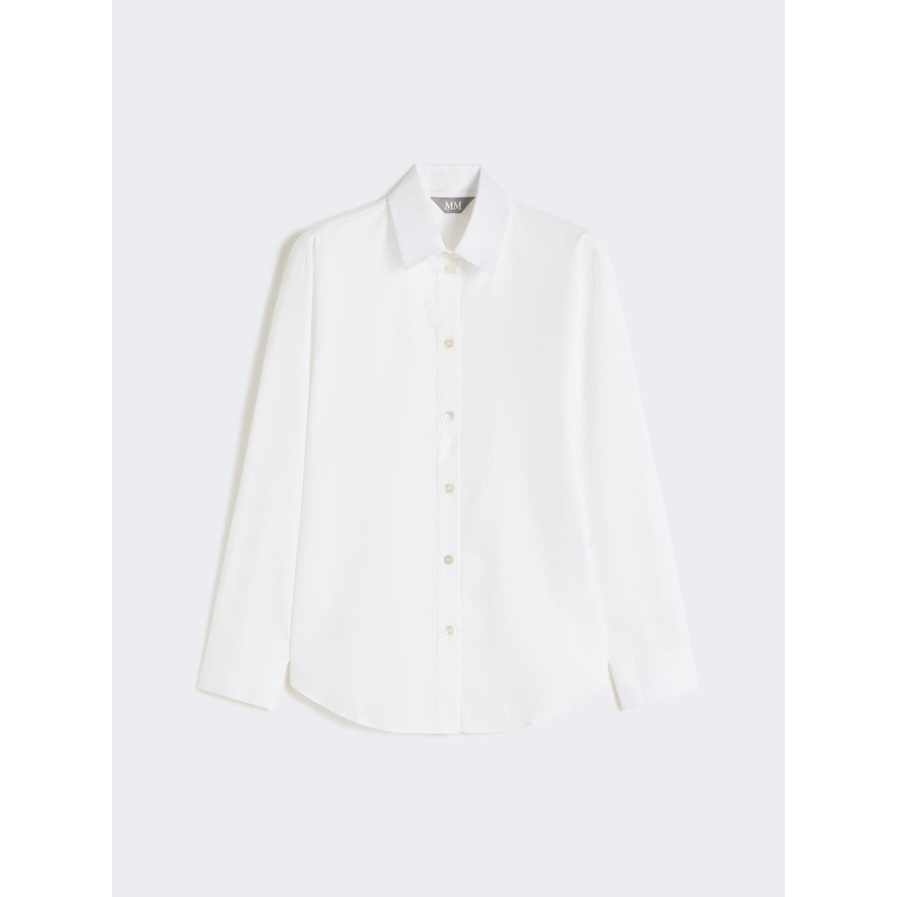 Camicia in Raso di Cotone MM by Max Mara - Bianco