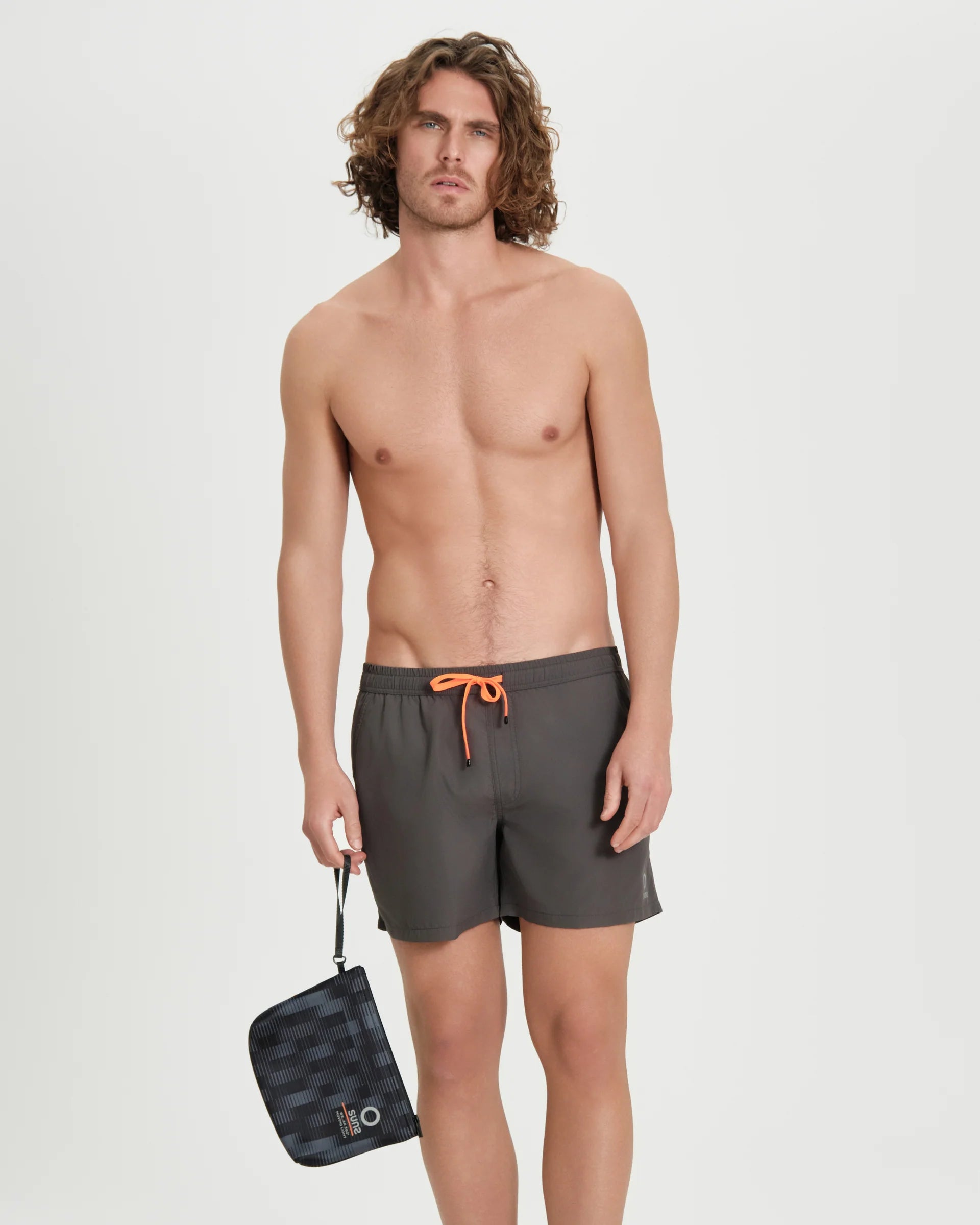 Boxer Mare Uomo Suns Santa Margherita Pocket - Dark Gray
