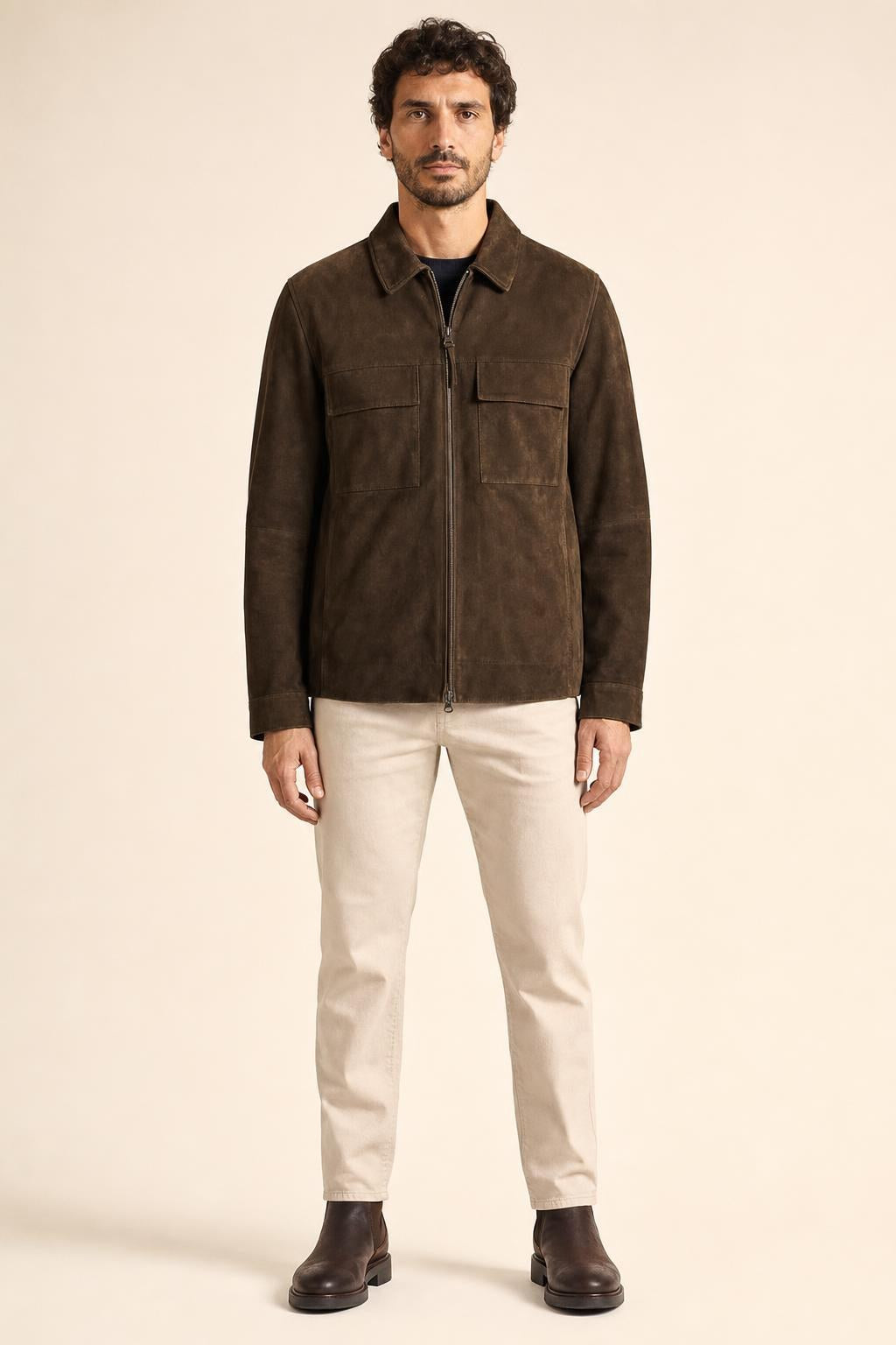 AT.P.CO - GIACCA IN STILE CAMICIA - TESTA DI MORO- UOMO