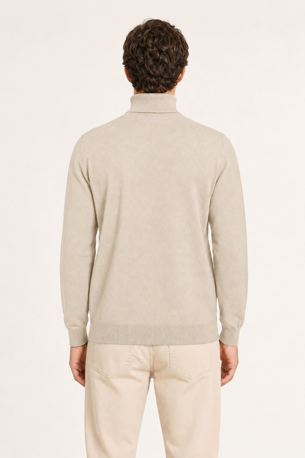 Maglione a Dolcevita Diktat Uomo - Naturale