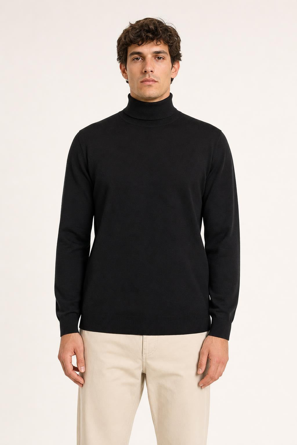 Maglione a Dolcevita Diktat Uomo - Nero