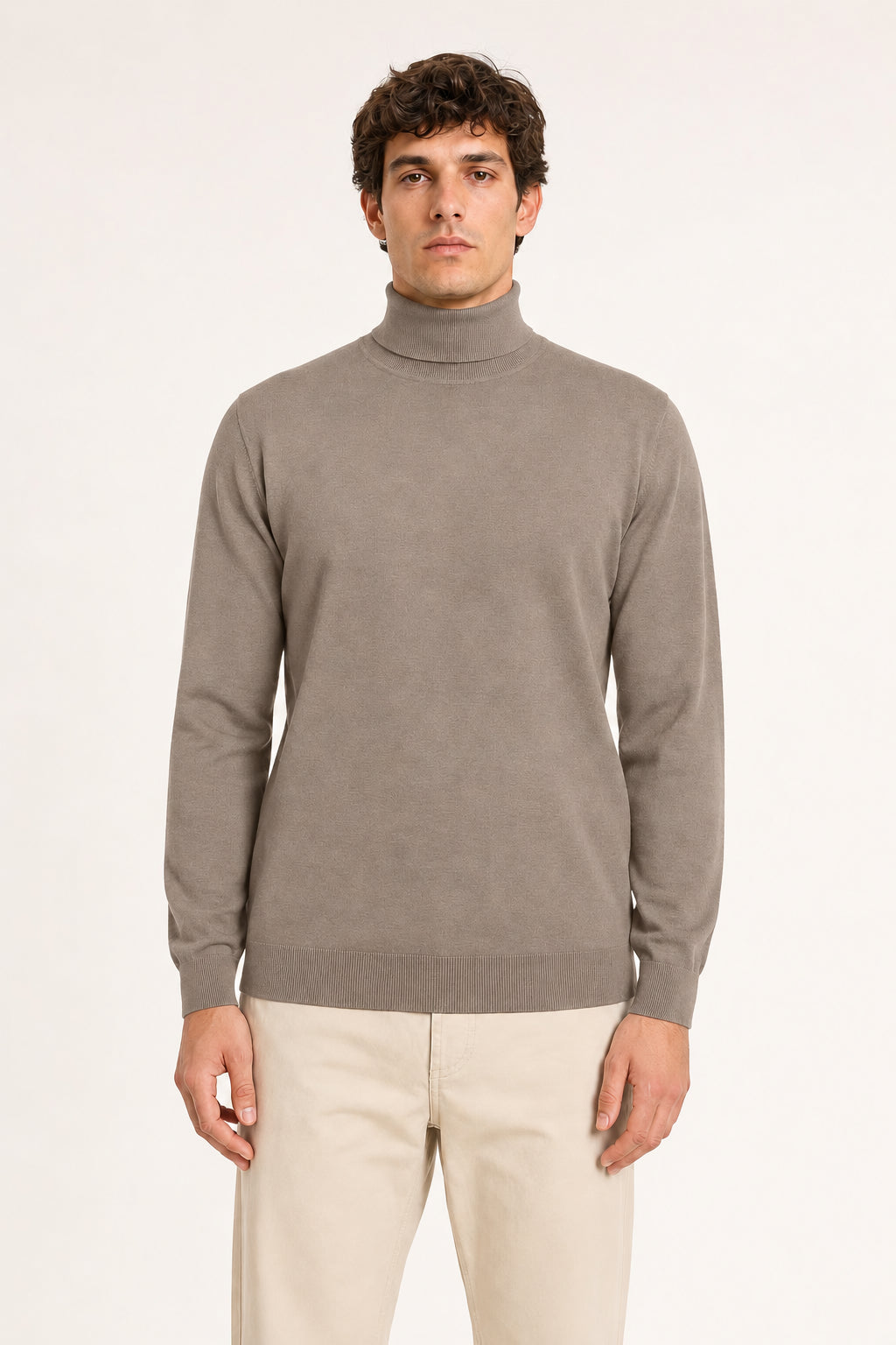 Maglione a Dolcevita Diktat Uomo - Tortora