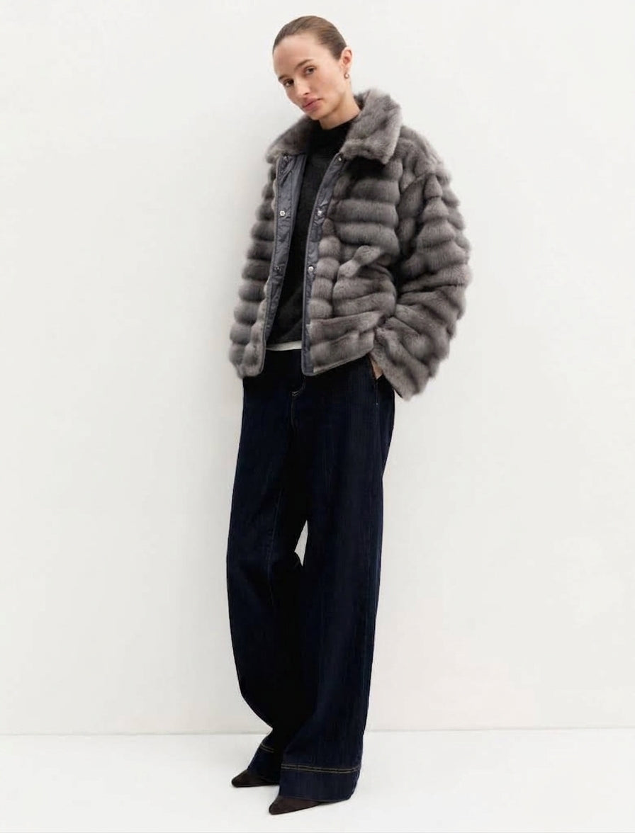 Giacca boxy Emme Marella - GRIGIO