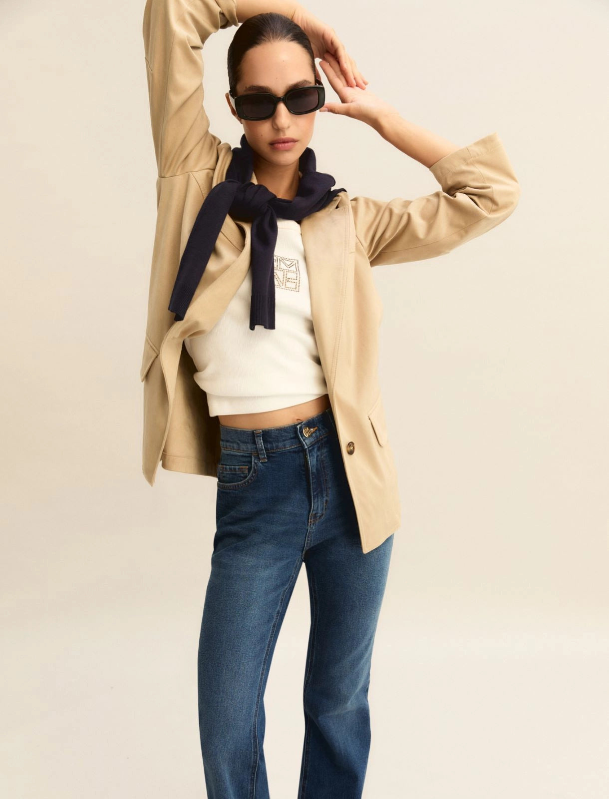Emme Marella Pantalone Modello Bootcut Blu